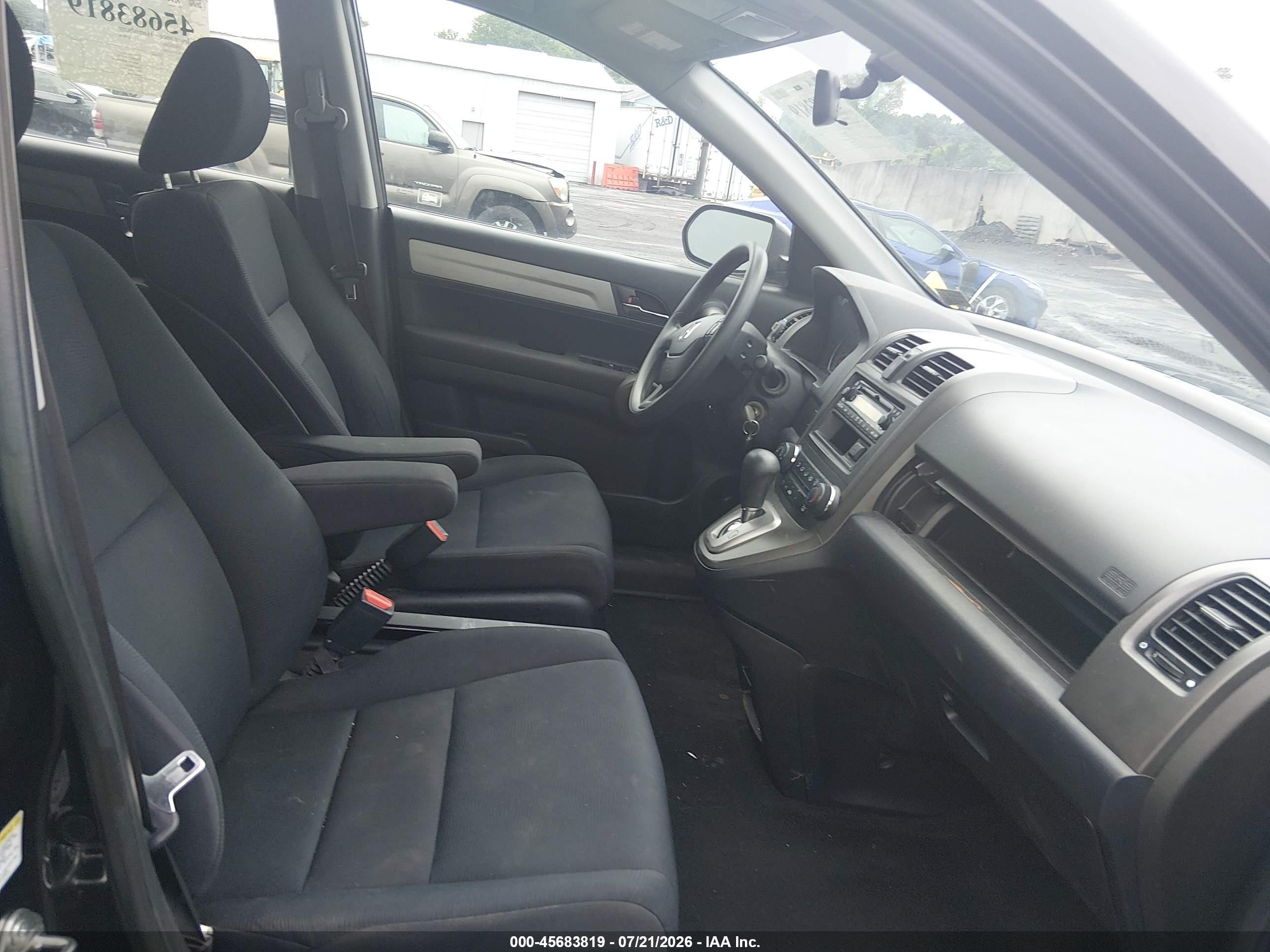 2011 Honda Cr-v Lx Black vin: 5J6RE4H36BL015726