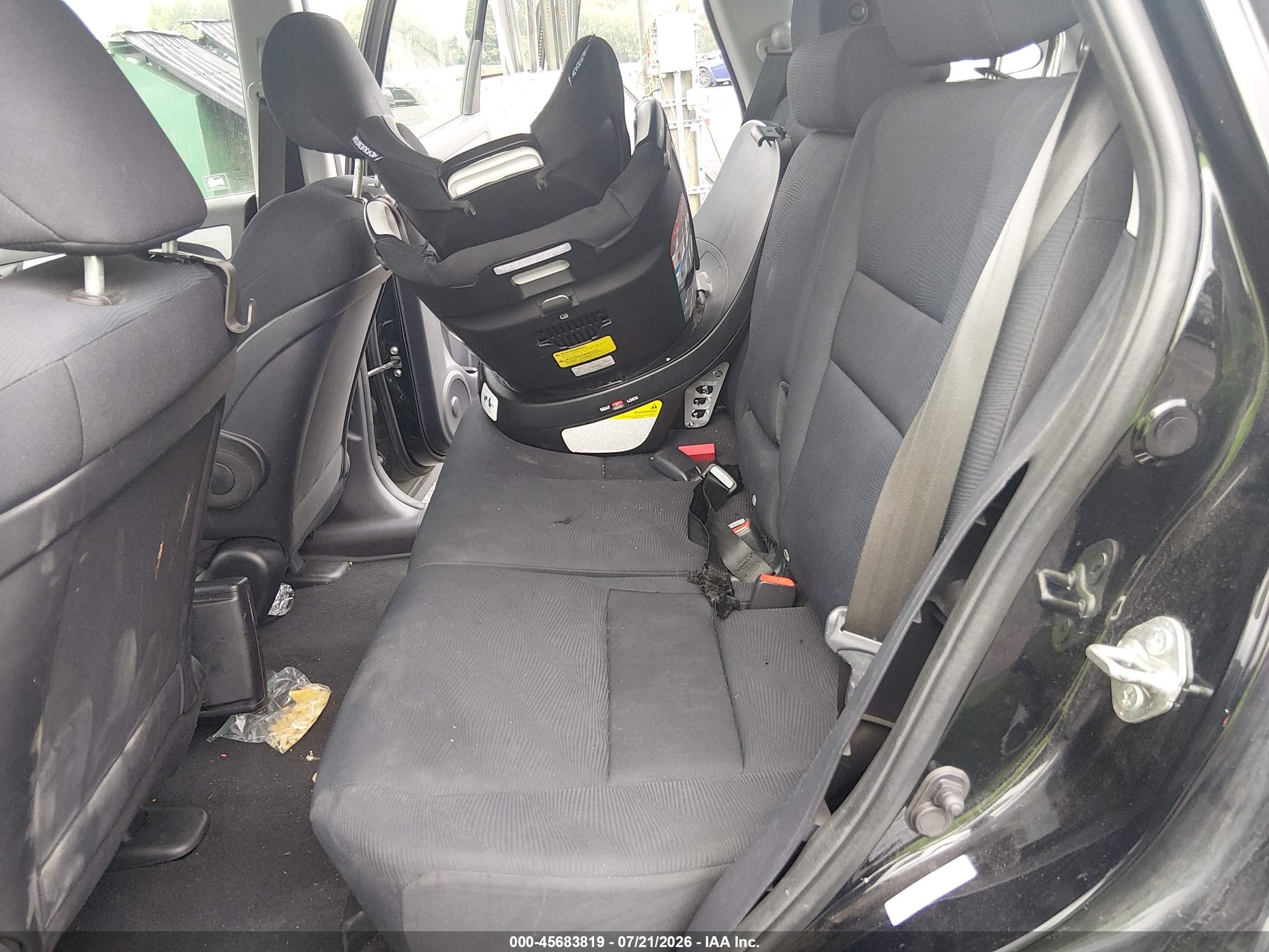 2011 Honda Cr-v Lx Black vin: 5J6RE4H36BL015726