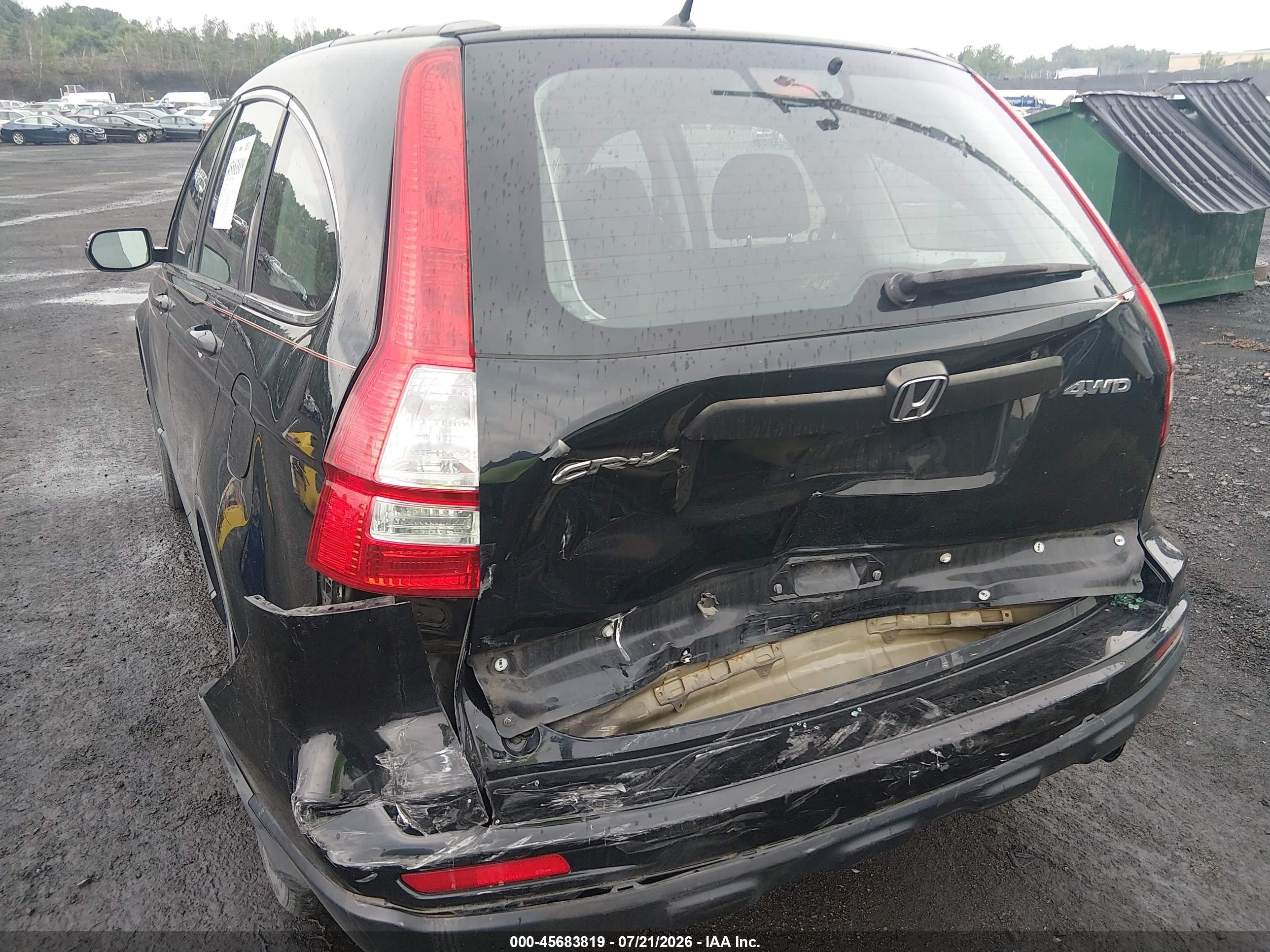 2011 Honda Cr-v Lx Black vin: 5J6RE4H36BL015726