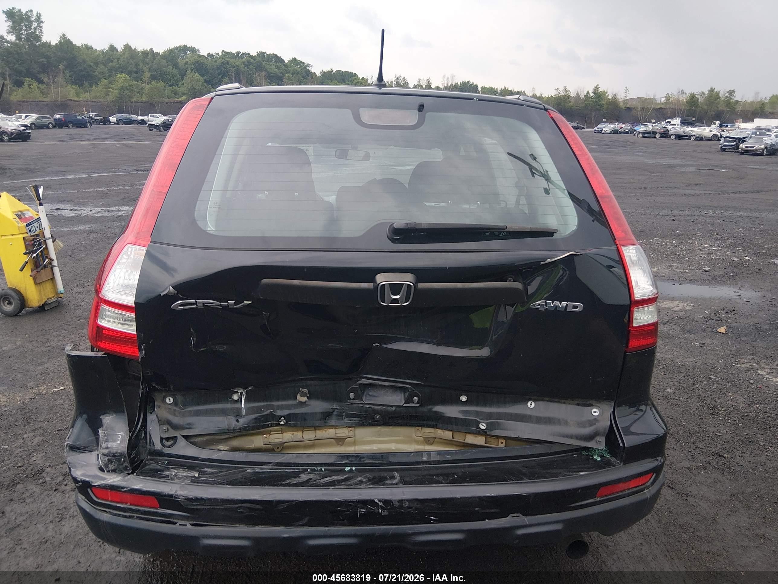 2011 Honda Cr-v Lx Black vin: 5J6RE4H36BL015726