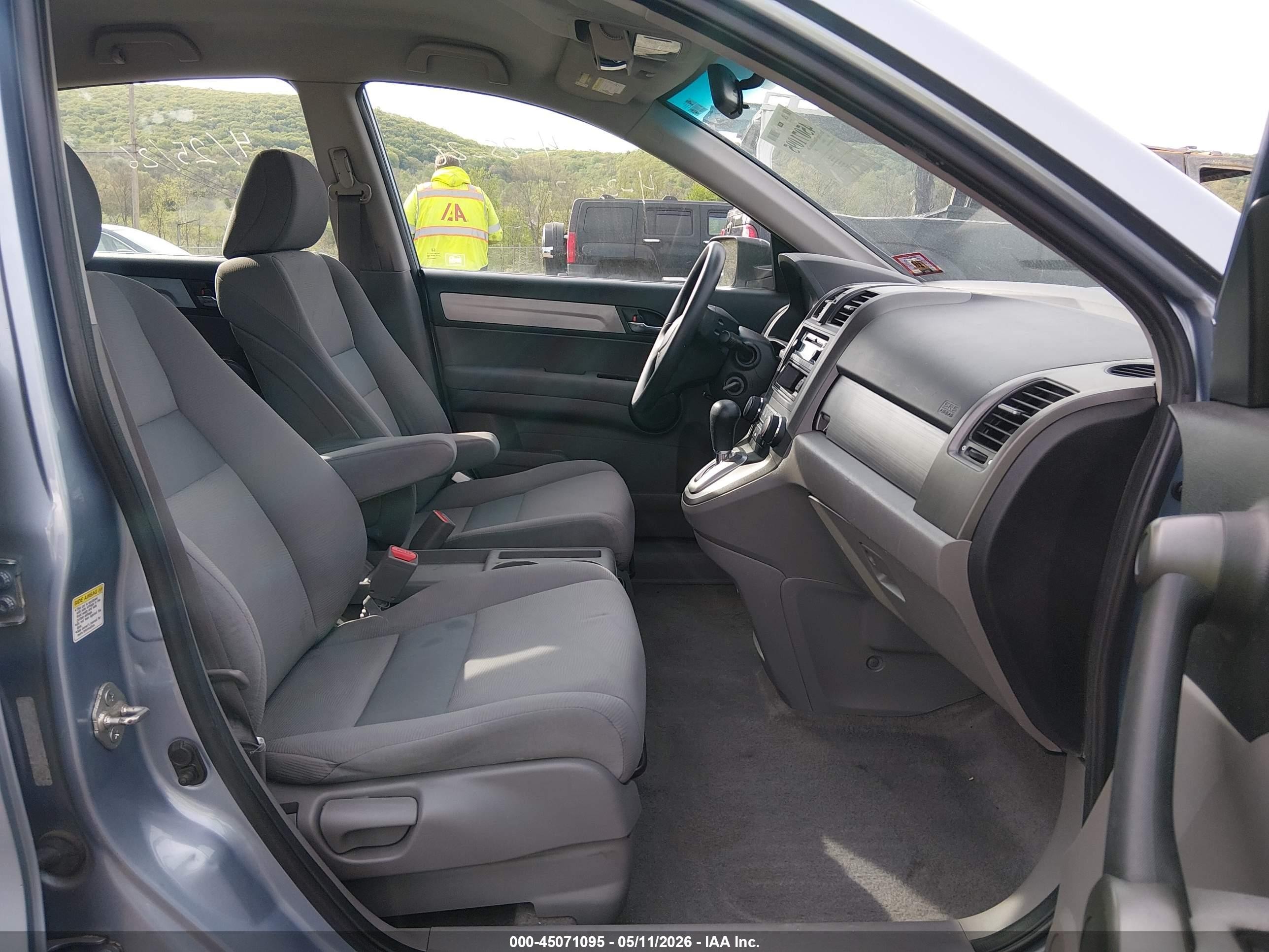 2011 Honda Cr-v Lx Blue vin: 5J6RE4H36BL040898
