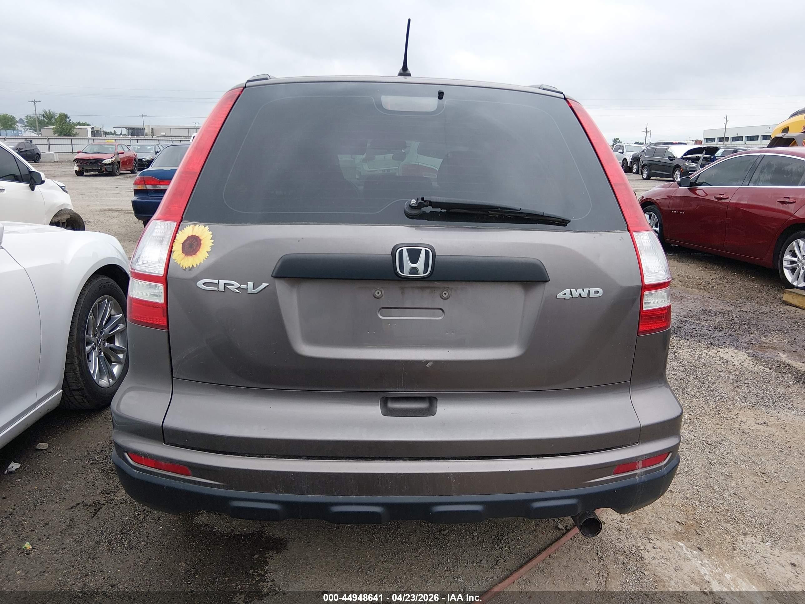 2011 Honda Cr-v Lx Серый vin: 5J6RE4H36BL043915