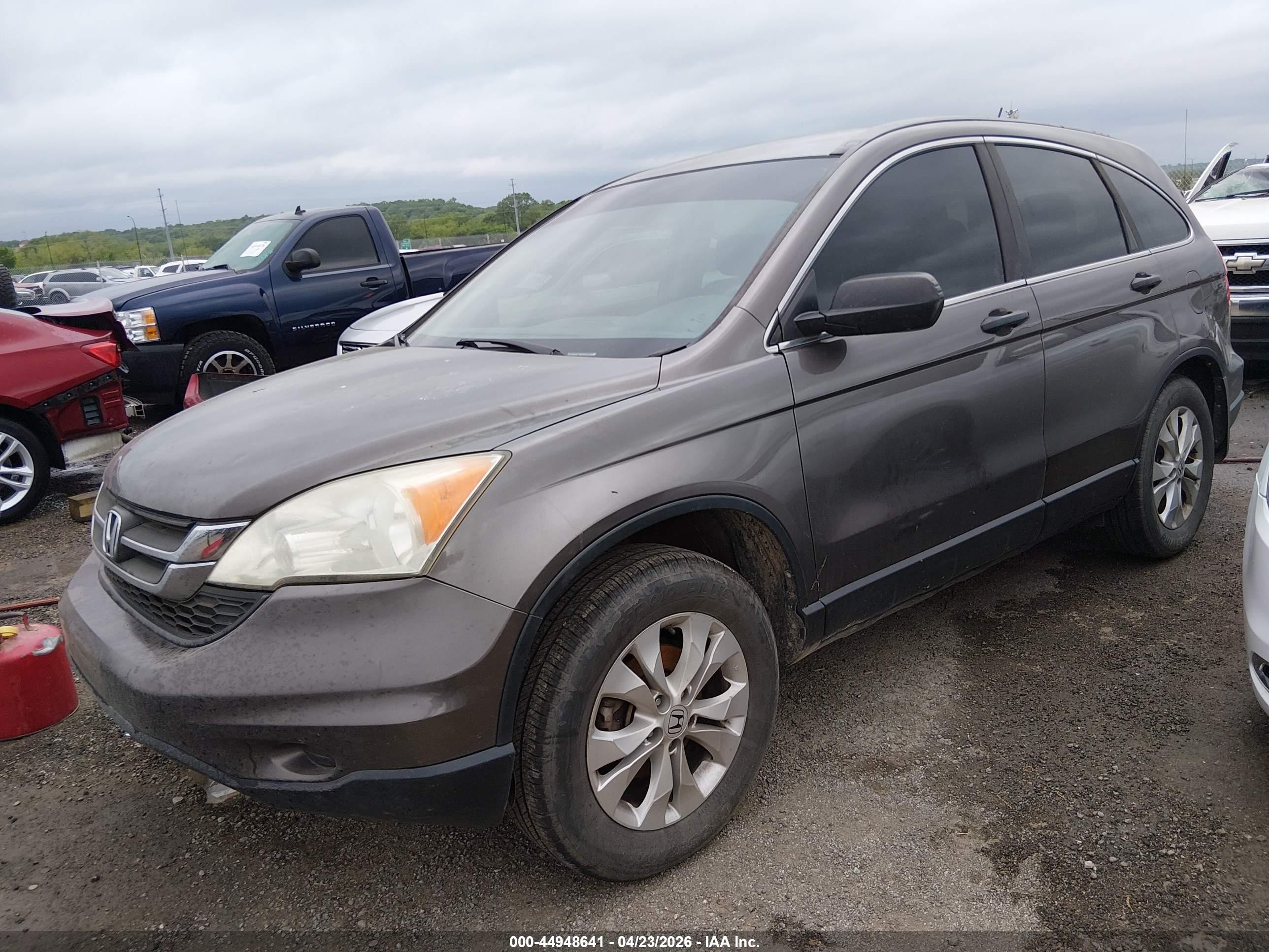2011 Honda Cr-v Lx Серый vin: 5J6RE4H36BL043915