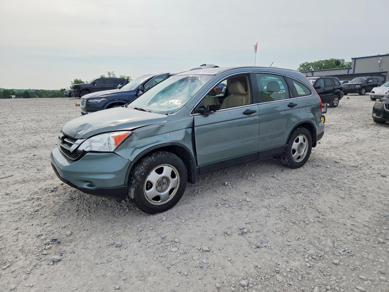 2011 Honda Cr-v Lx Turquoise vin: 5J6RE4H36BL051352
