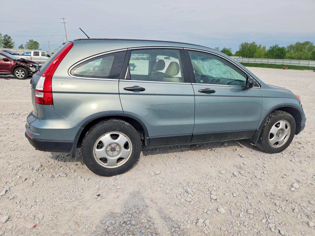 2011 Honda Cr-v Lx Turquoise vin: 5J6RE4H36BL051352