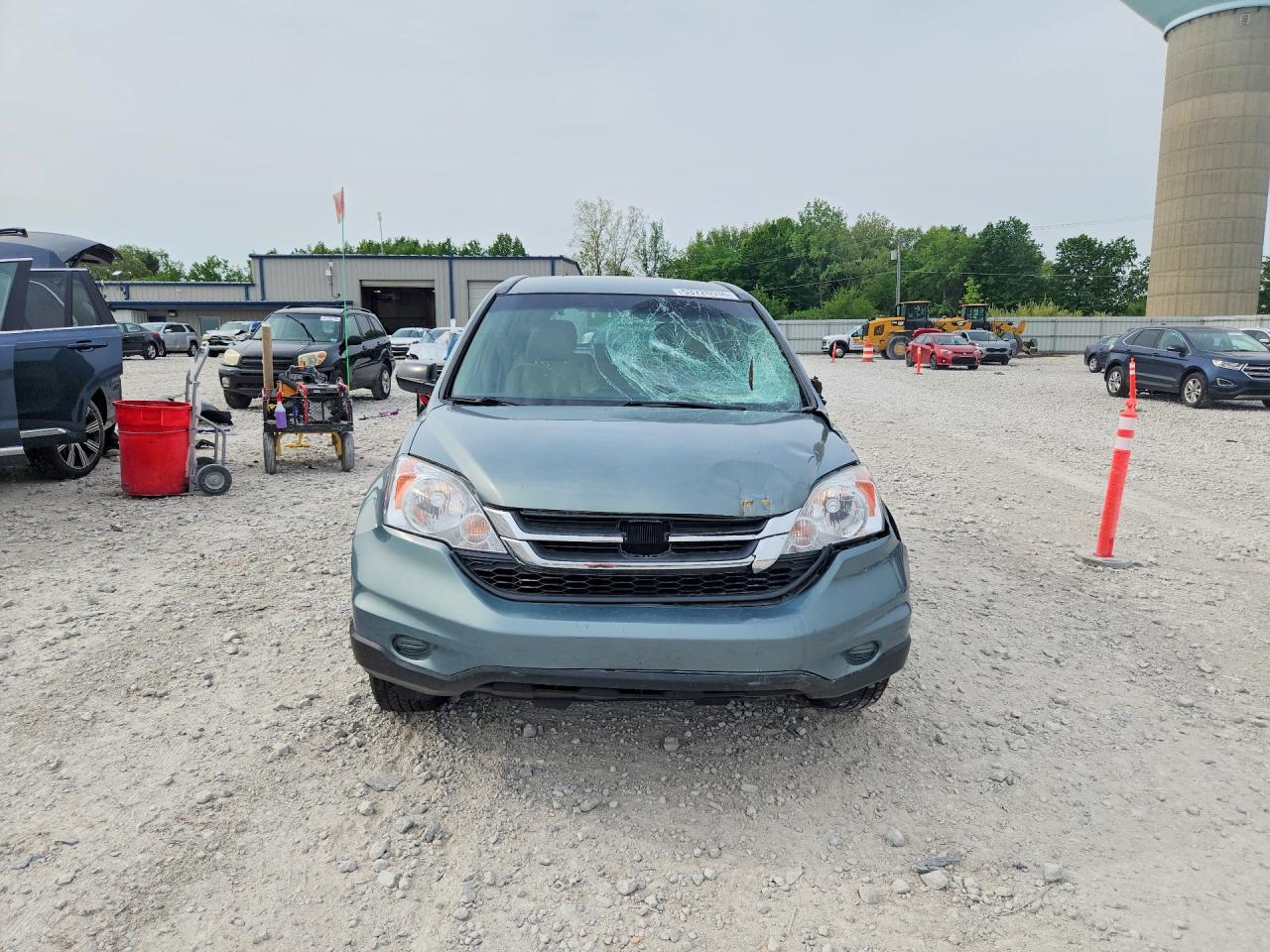 2011 Honda Cr-v Lx Turquoise vin: 5J6RE4H36BL051352