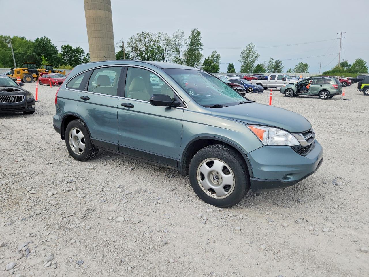 2011 Honda Cr-v Lx Turquoise vin: 5J6RE4H36BL051352