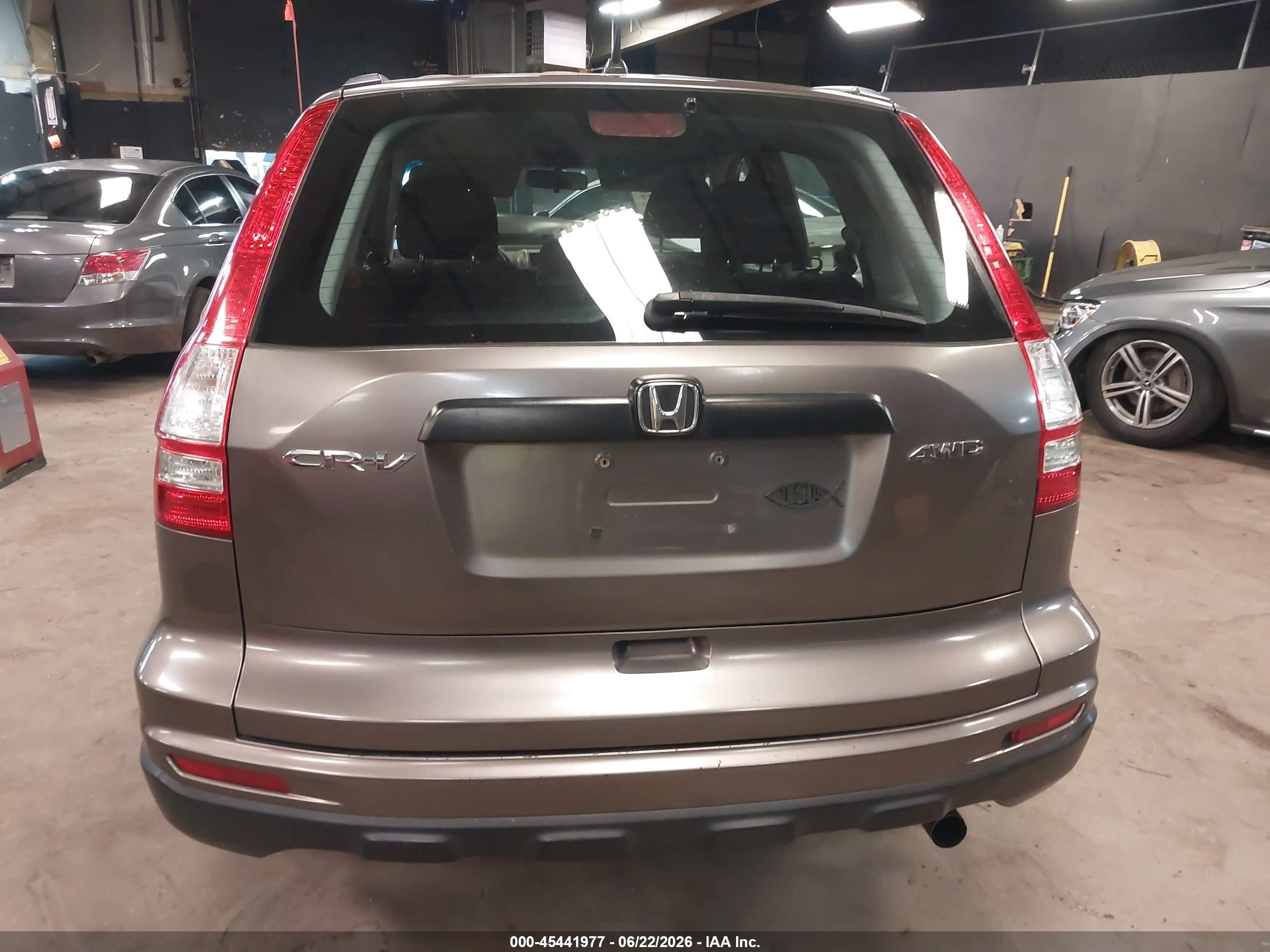 2011 Honda Cr-v Lx Gray vin: 5J6RE4H36BL058026