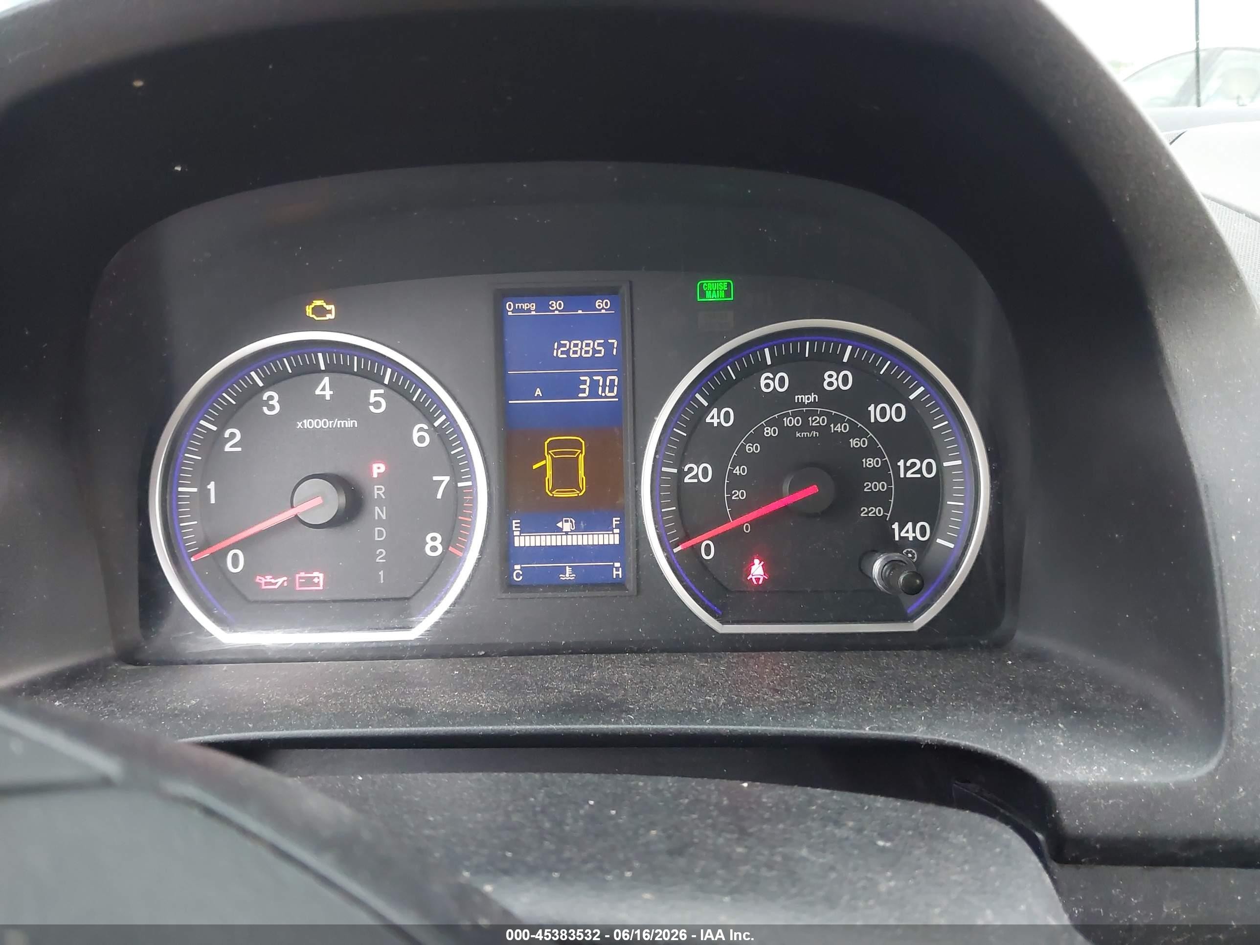 2011 Honda Cr-v Lx Gray vin: 5J6RE4H36BL066756