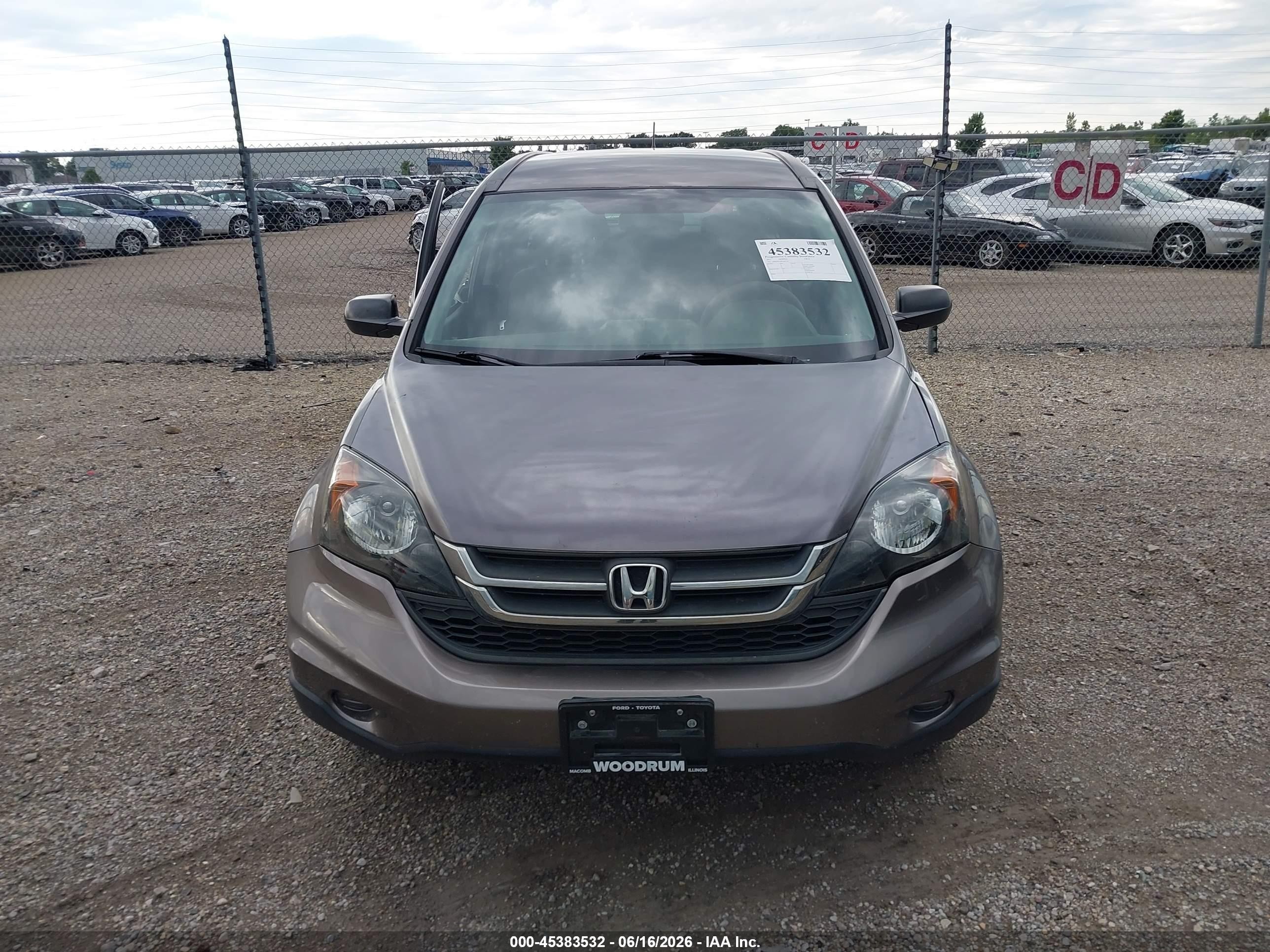 2011 Honda Cr-v Lx Gray vin: 5J6RE4H36BL066756