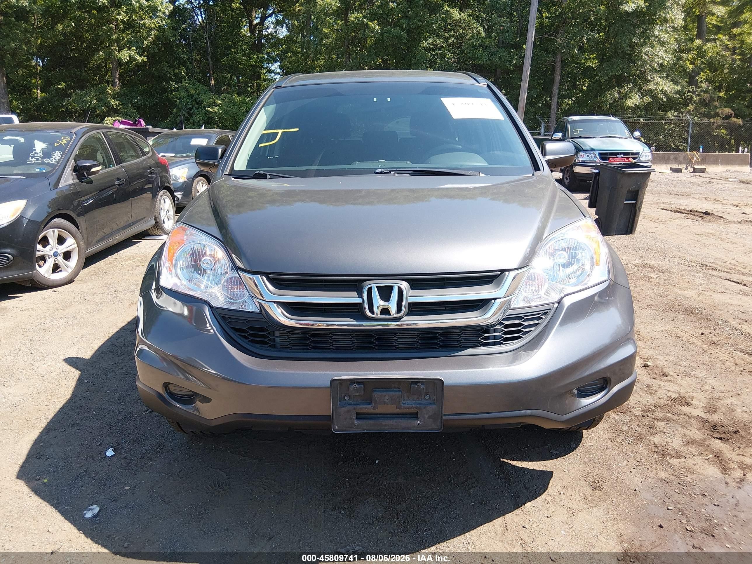 2011 Honda Cr-v Lx Gray vin: 5J6RE4H36BL086019