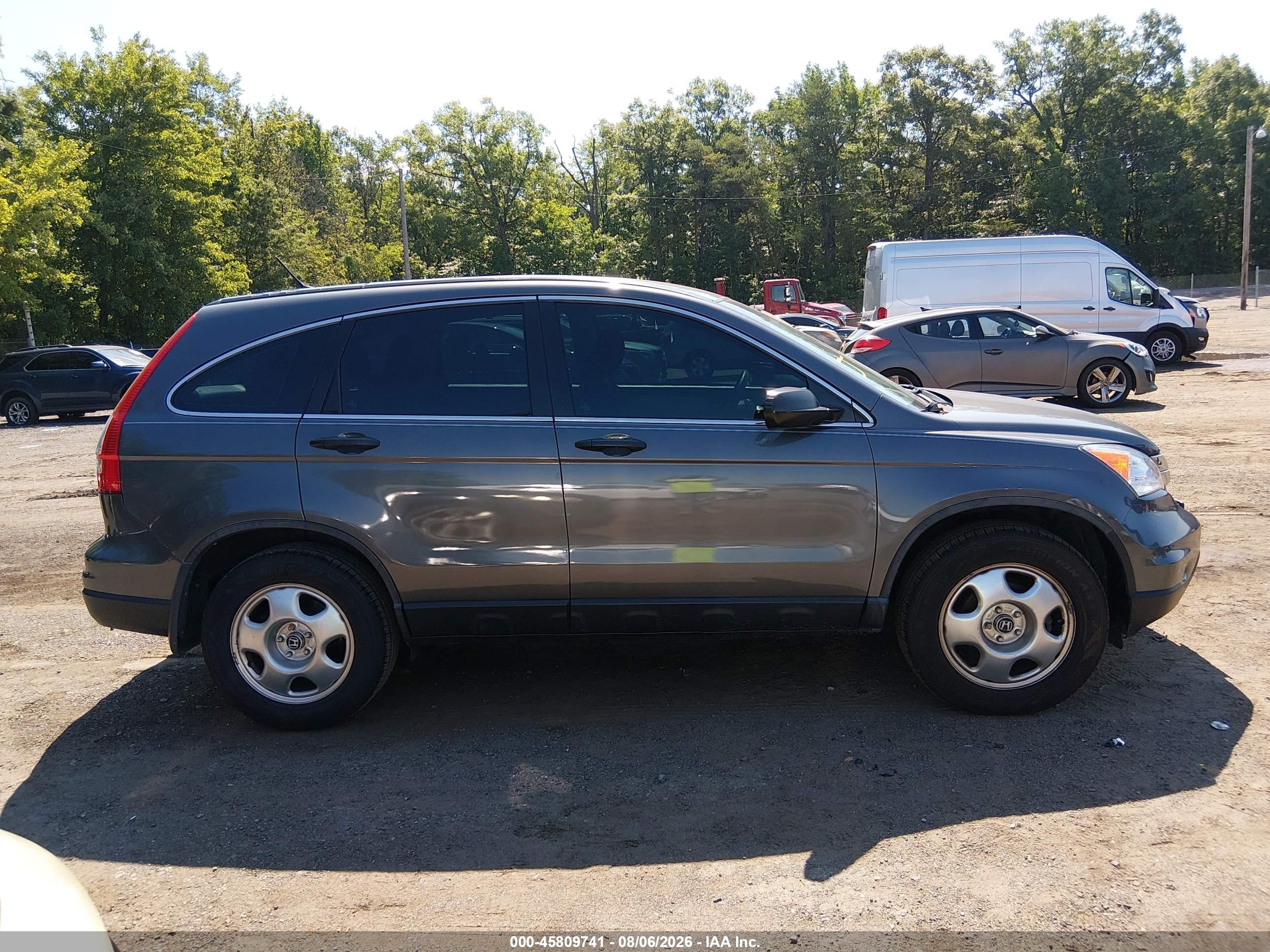 2011 Honda Cr-v Lx Gray vin: 5J6RE4H36BL086019