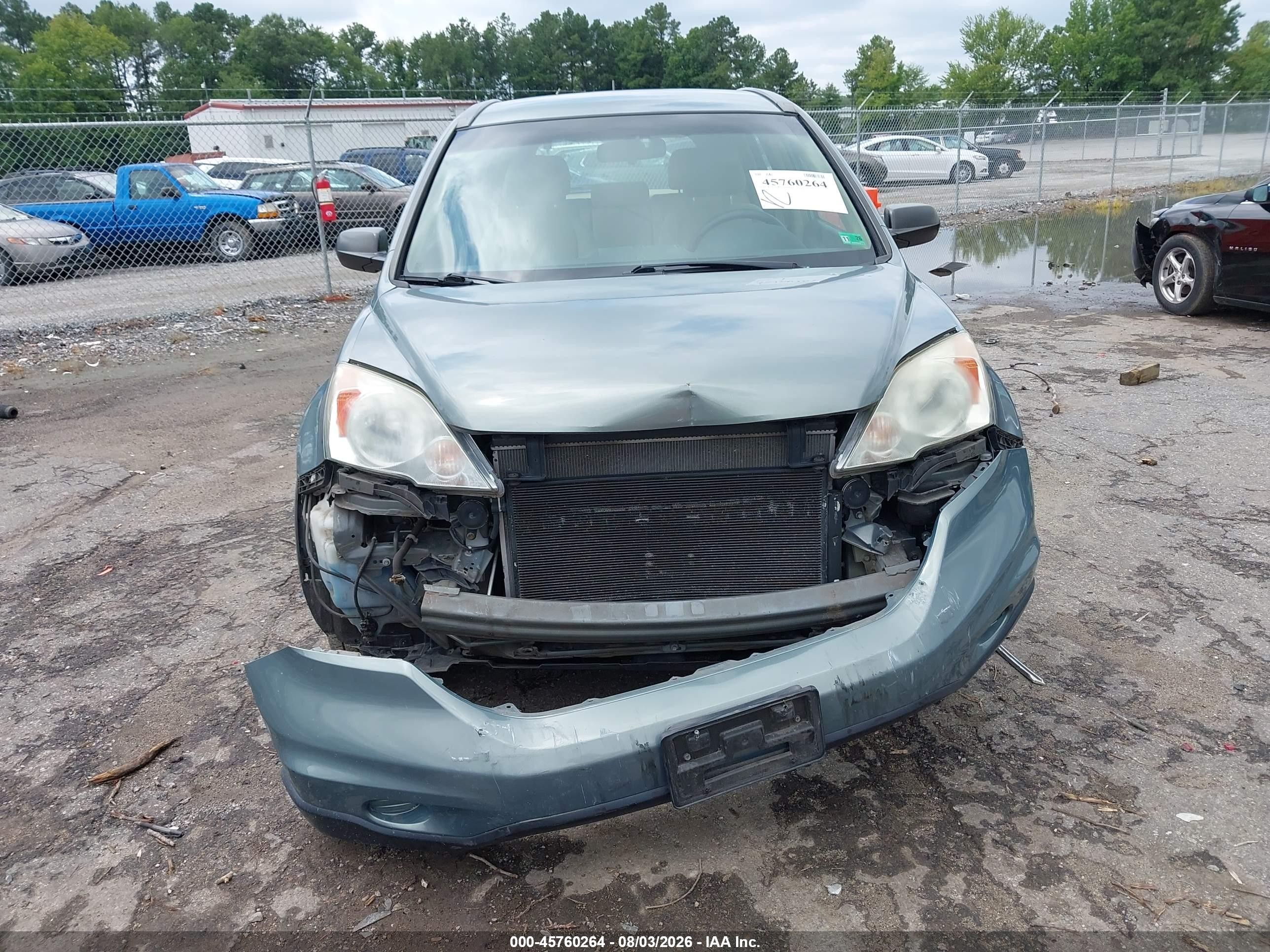 2011 Honda Cr-v Lx Teal vin: 5J6RE4H36BL093200