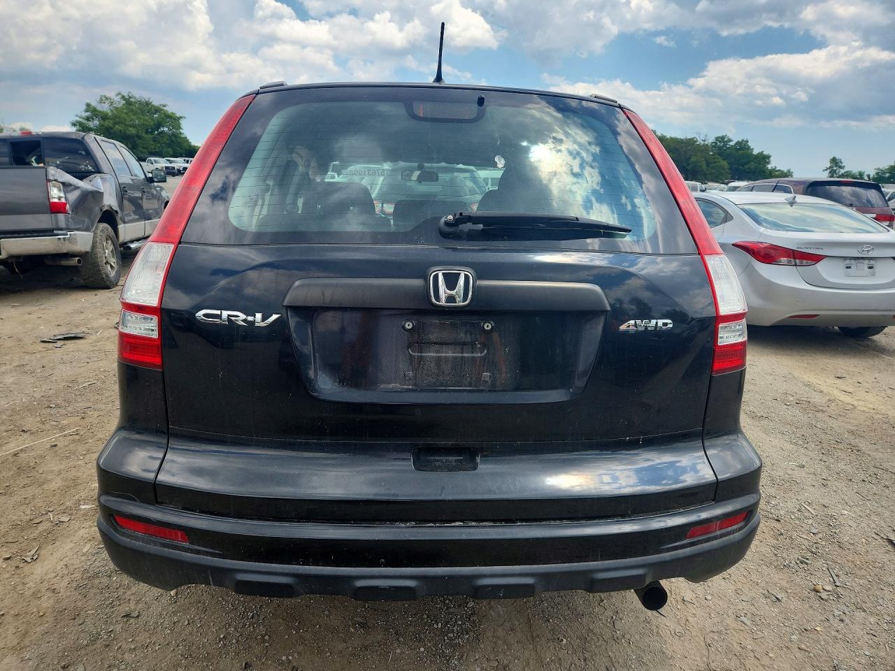 2010 Honda Cr-v Lx Black vin: 5J6RE4H37AL039662