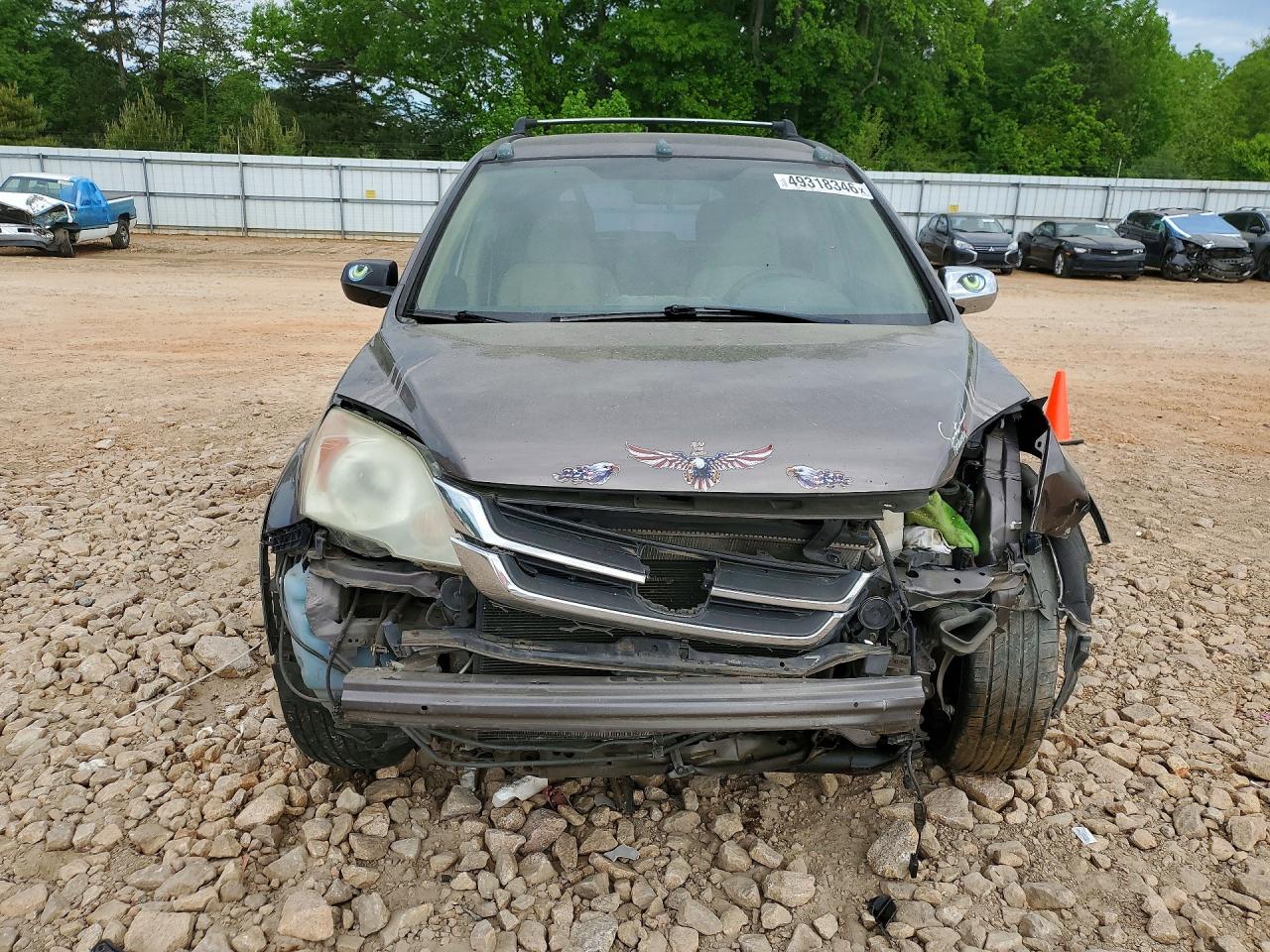 2010 Honda Cr-v Lx Gray vin: 5J6RE4H37AL079790