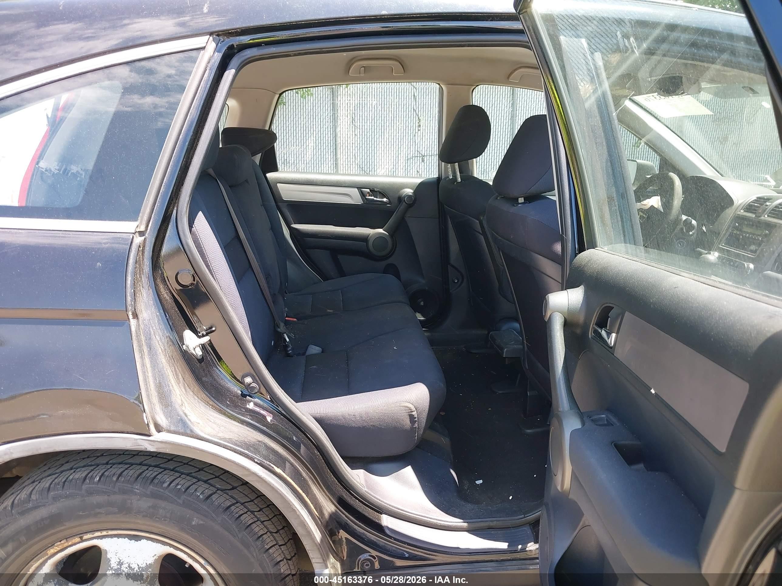2010 Honda Cr-v Lx Black vin: 5J6RE4H37AL091650