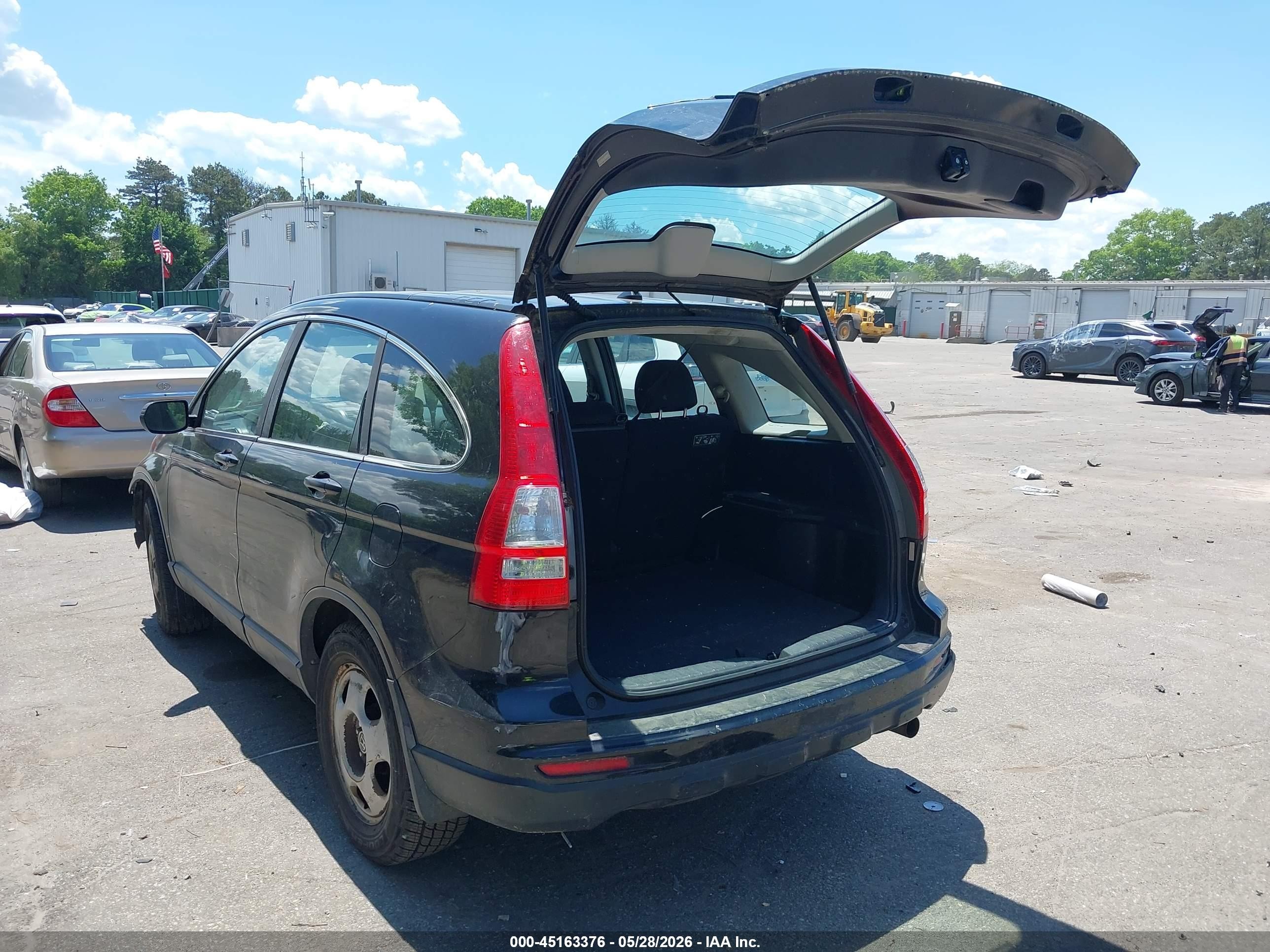 2010 Honda Cr-v Lx Black vin: 5J6RE4H37AL091650