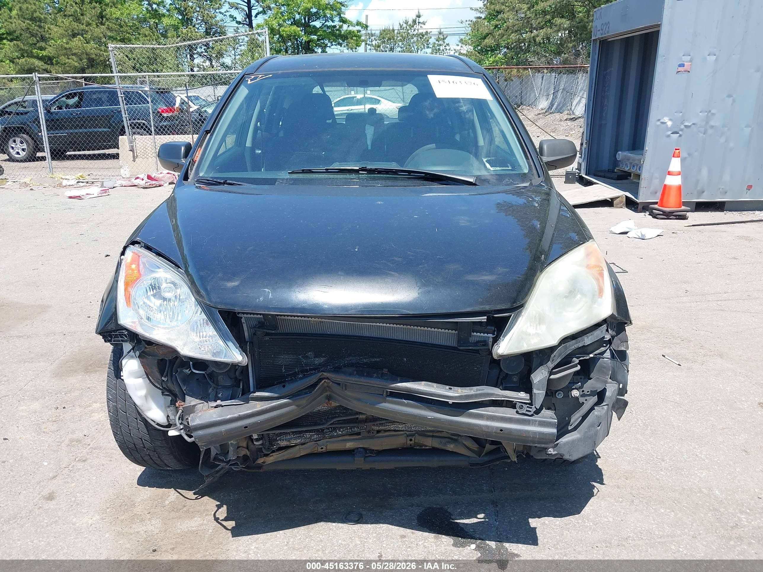 2010 Honda Cr-v Lx Black vin: 5J6RE4H37AL091650