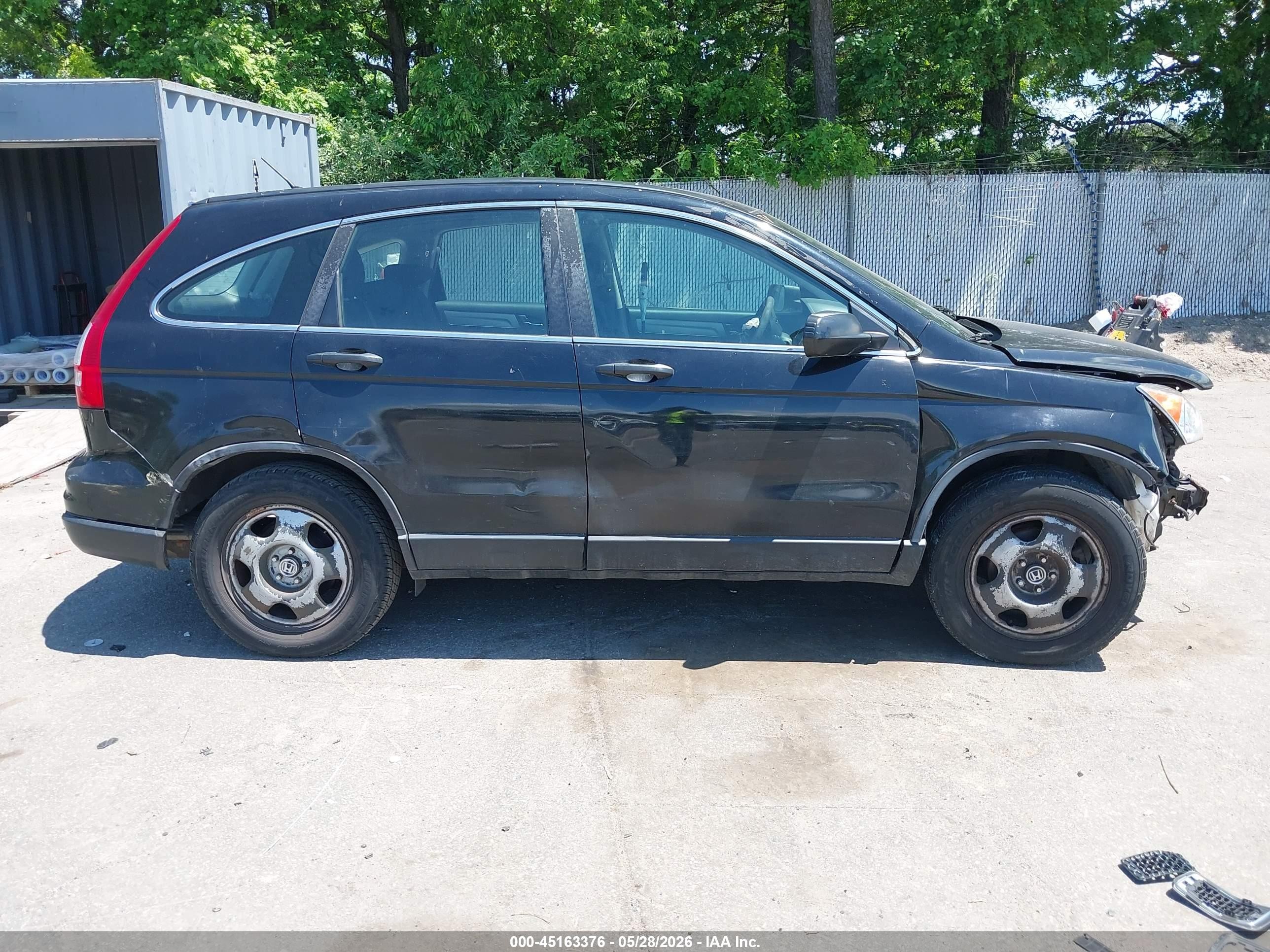 2010 Honda Cr-v Lx Black vin: 5J6RE4H37AL091650