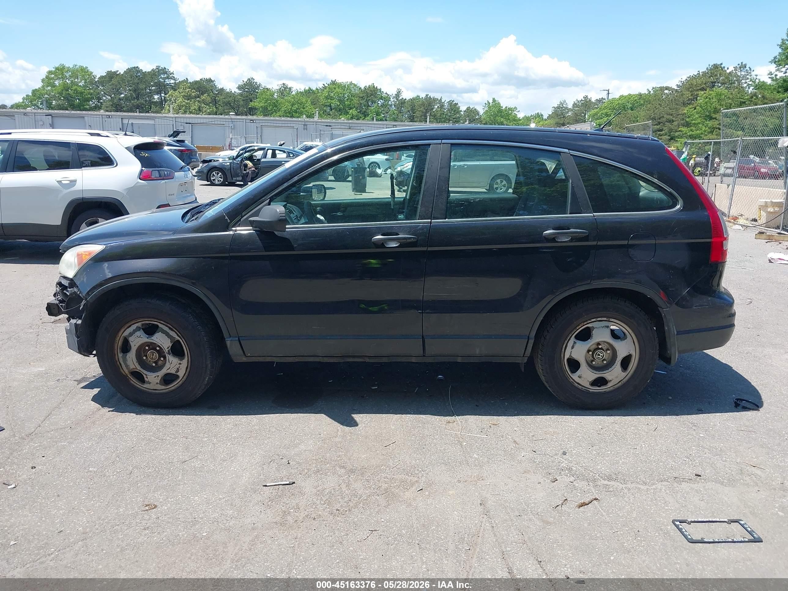 2010 Honda Cr-v Lx Black vin: 5J6RE4H37AL091650