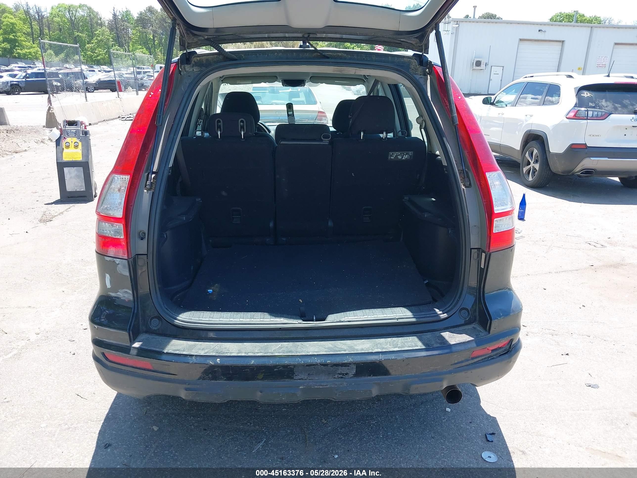2010 Honda Cr-v Lx Black vin: 5J6RE4H37AL091650