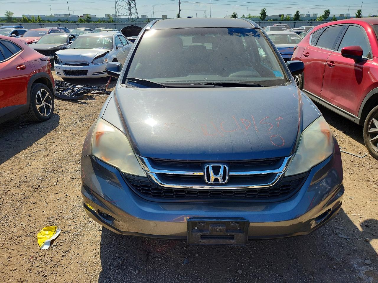 2011 Honda Cr-v Lx Gray vin: 5J6RE4H37BL030803