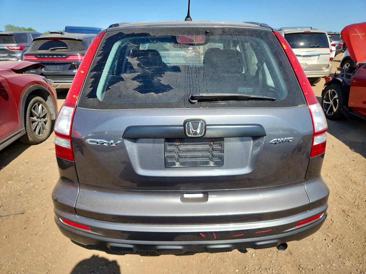 2011 Honda Cr-v Lx Gray vin: 5J6RE4H37BL030803