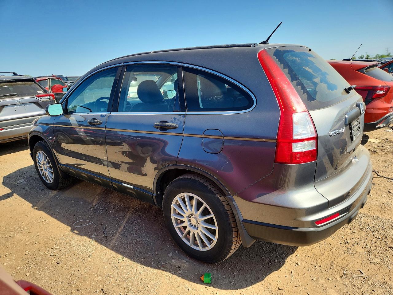 2011 Honda Cr-v Lx Gray vin: 5J6RE4H37BL030803