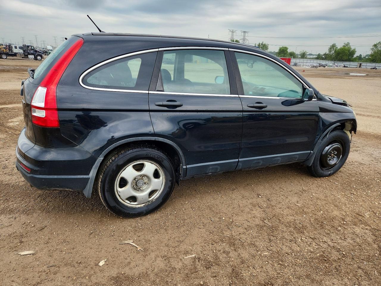 2011 Honda Cr-v Lx Black vin: 5J6RE4H37BL032325