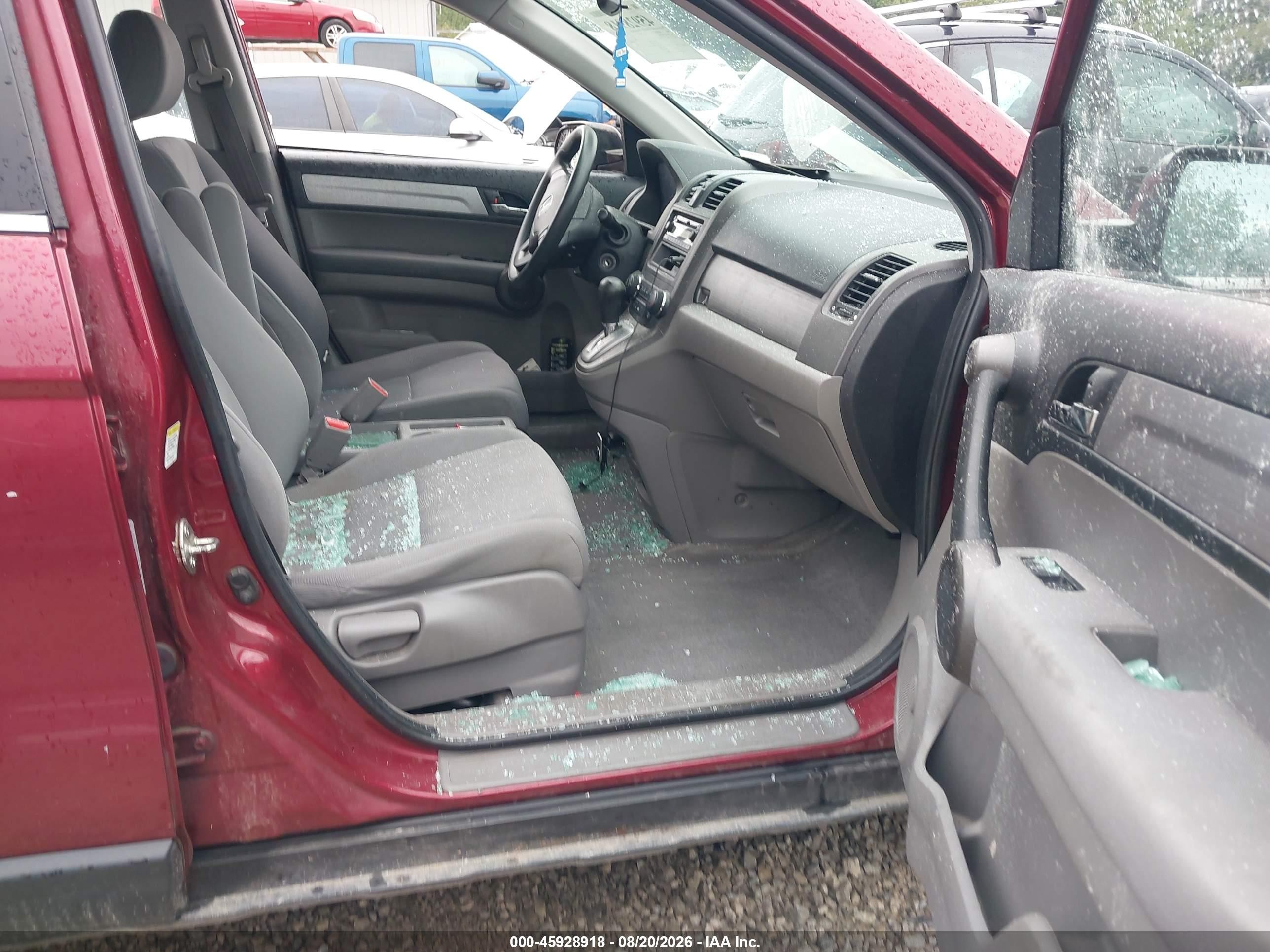 2011 Honda Cr-v Lx Red vin: 5J6RE4H37BL059394