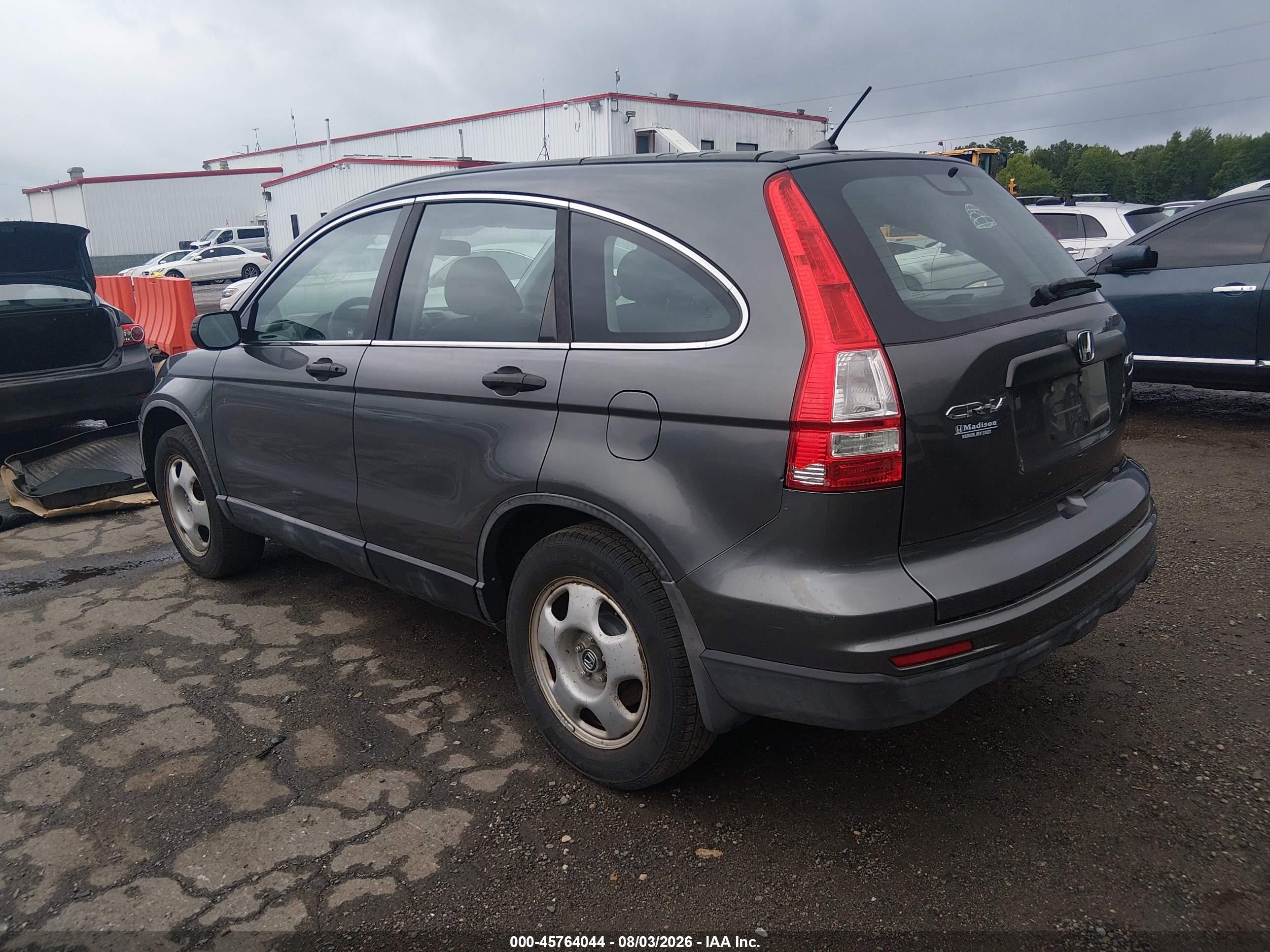 2011 Honda Cr-v Lx Gray vin: 5J6RE4H37BL087597