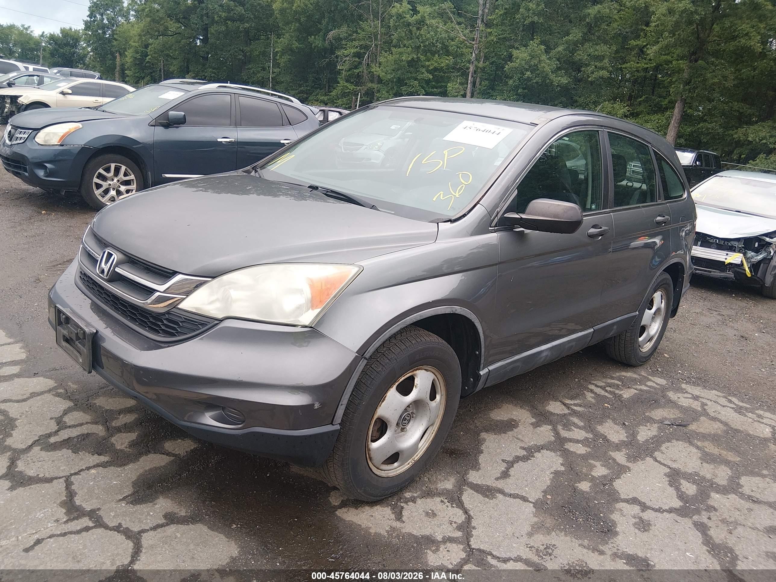 2011 Honda Cr-v Lx Gray vin: 5J6RE4H37BL087597