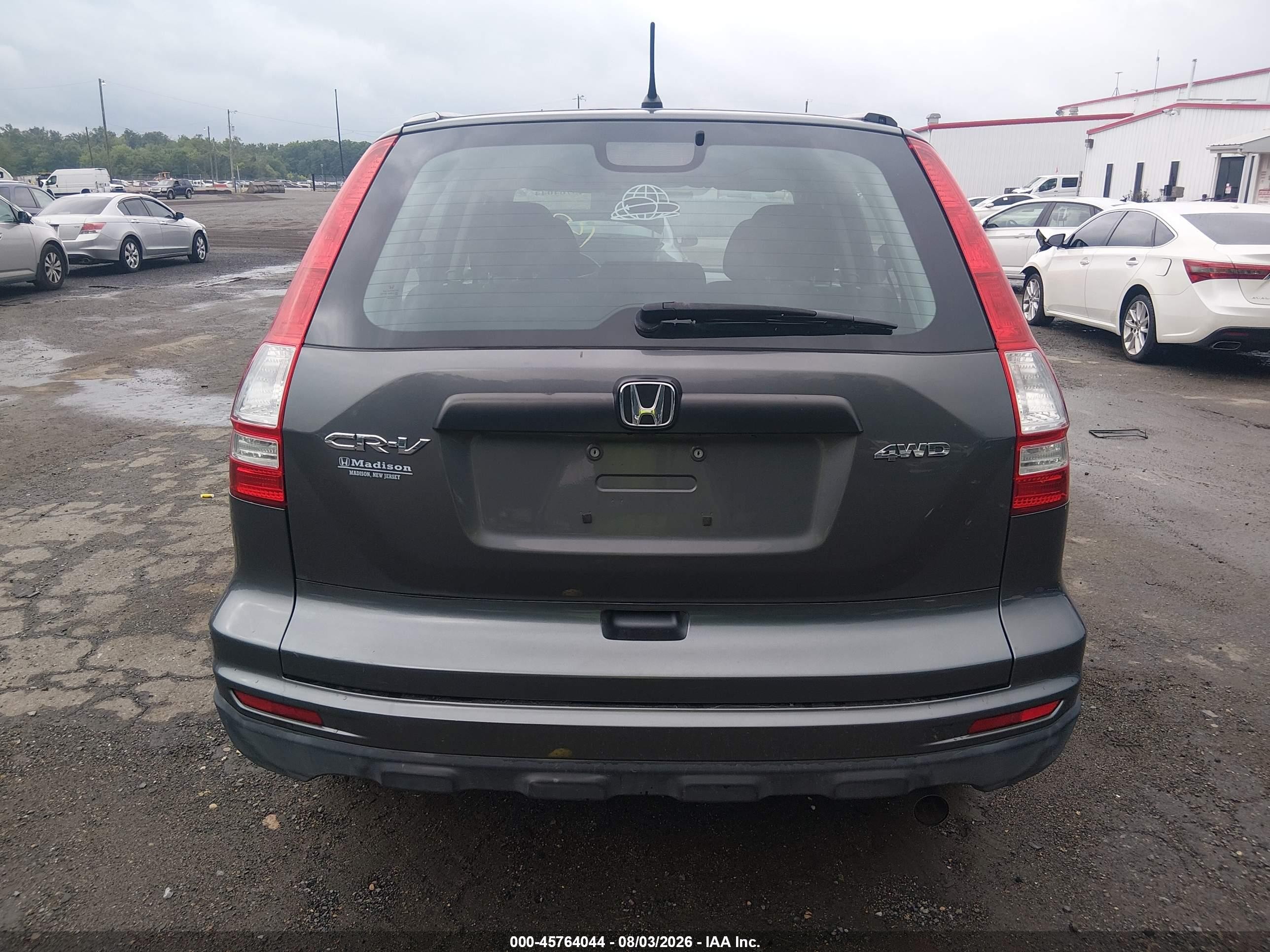 2011 Honda Cr-v Lx Gray vin: 5J6RE4H37BL087597
