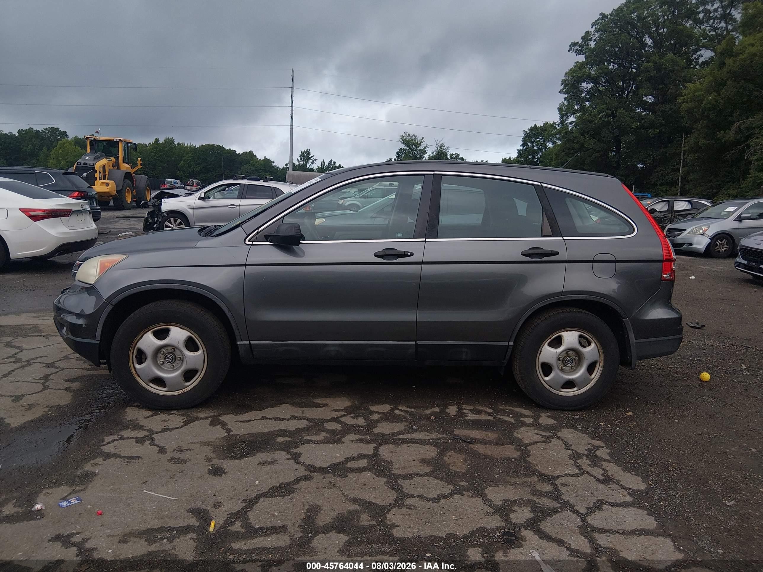 2011 Honda Cr-v Lx Gray vin: 5J6RE4H37BL087597