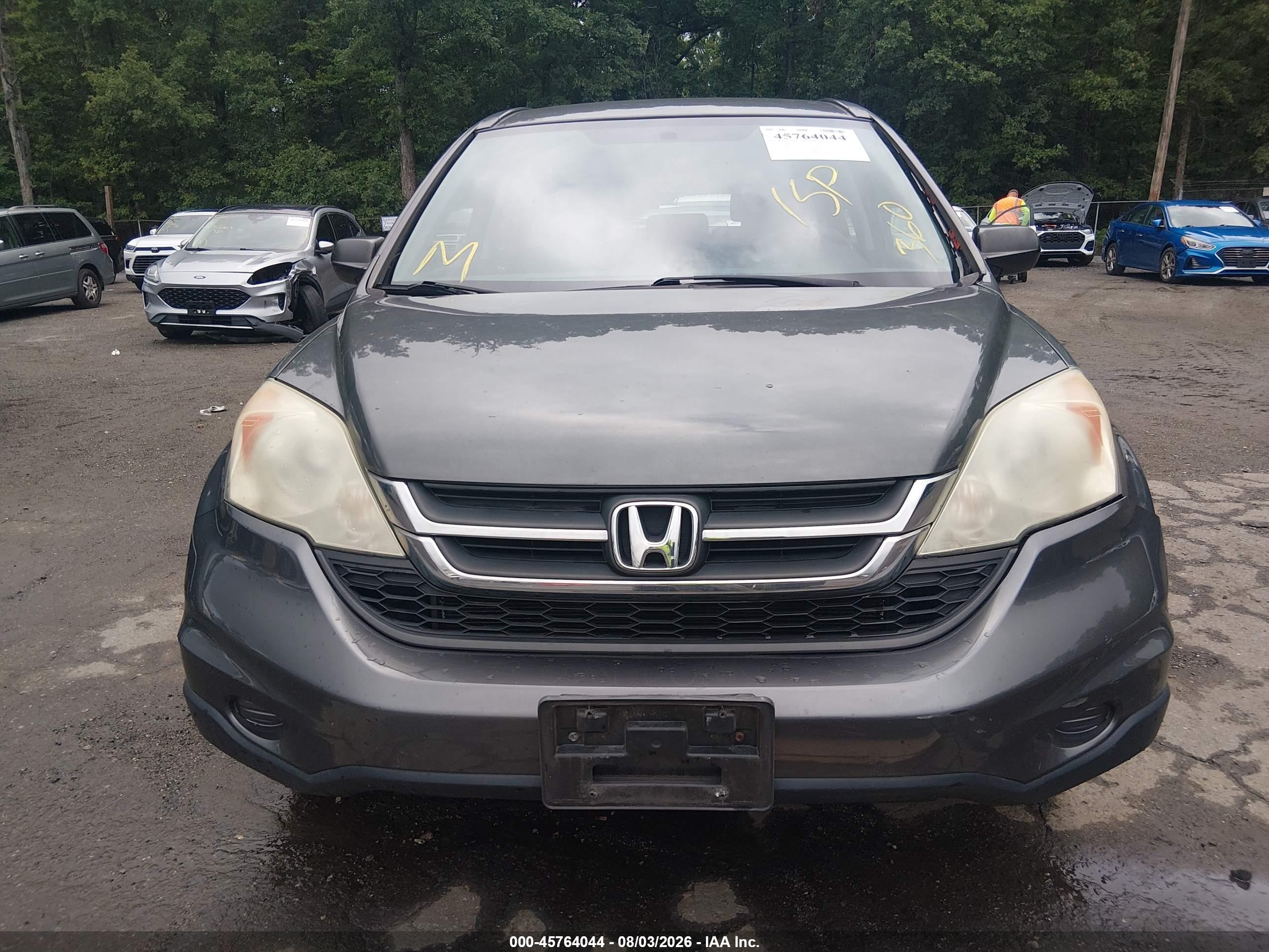 2011 Honda Cr-v Lx Gray vin: 5J6RE4H37BL087597
