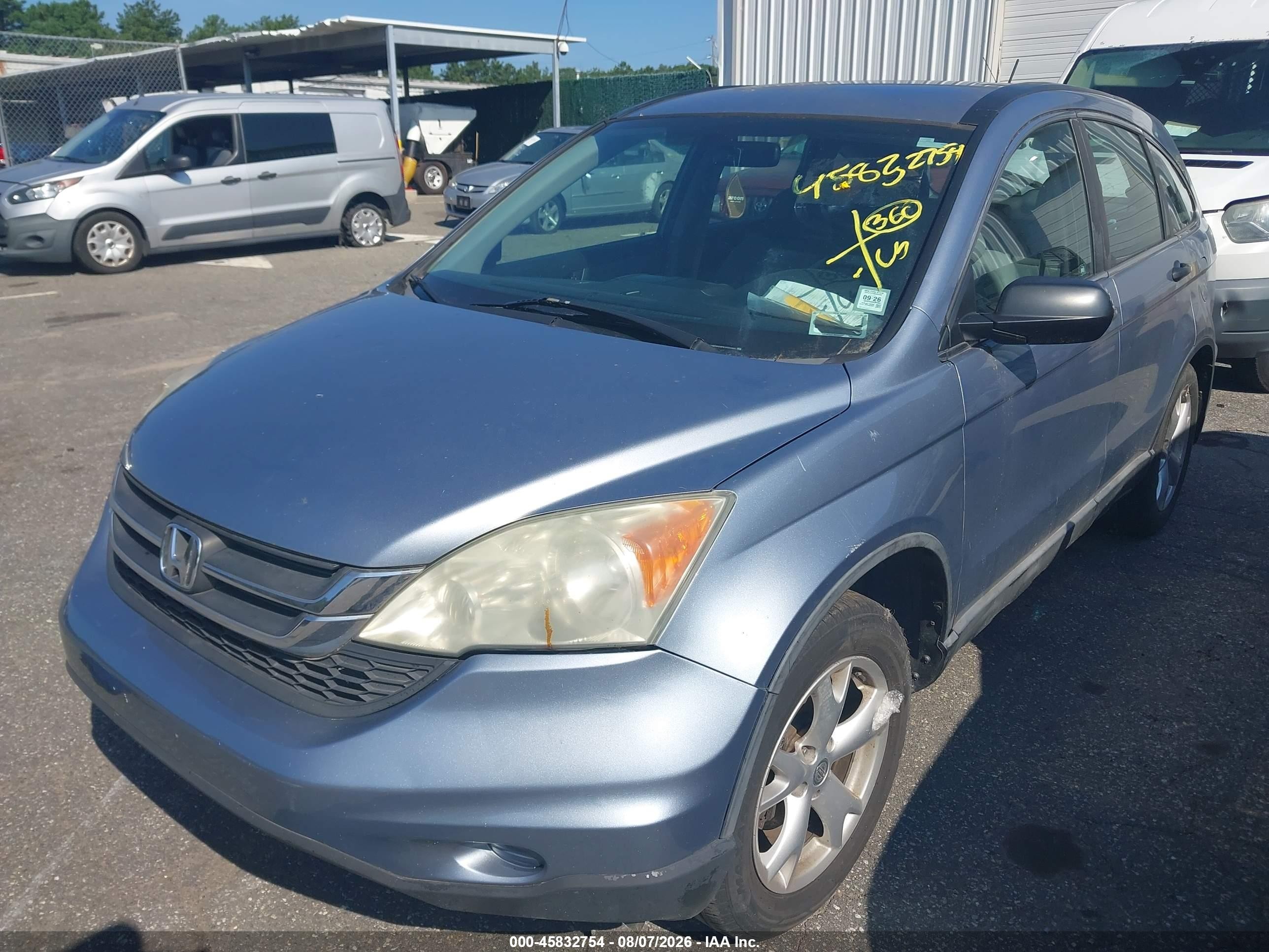 2010 Honda Cr-v Lx Синий vin: 5J6RE4H38AL003365