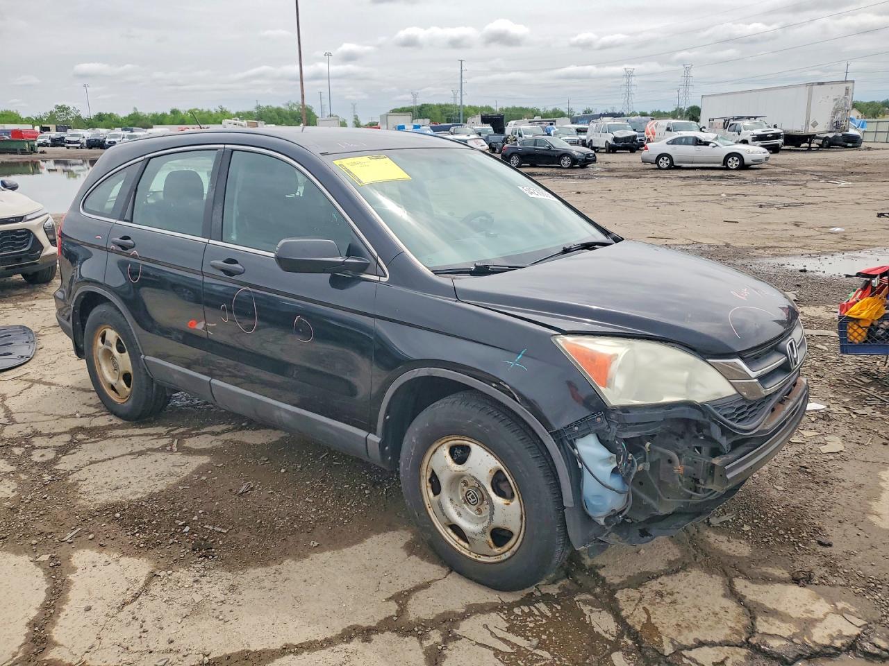 2010 Honda Cr-v Lx Black vin: 5J6RE4H38AL007903