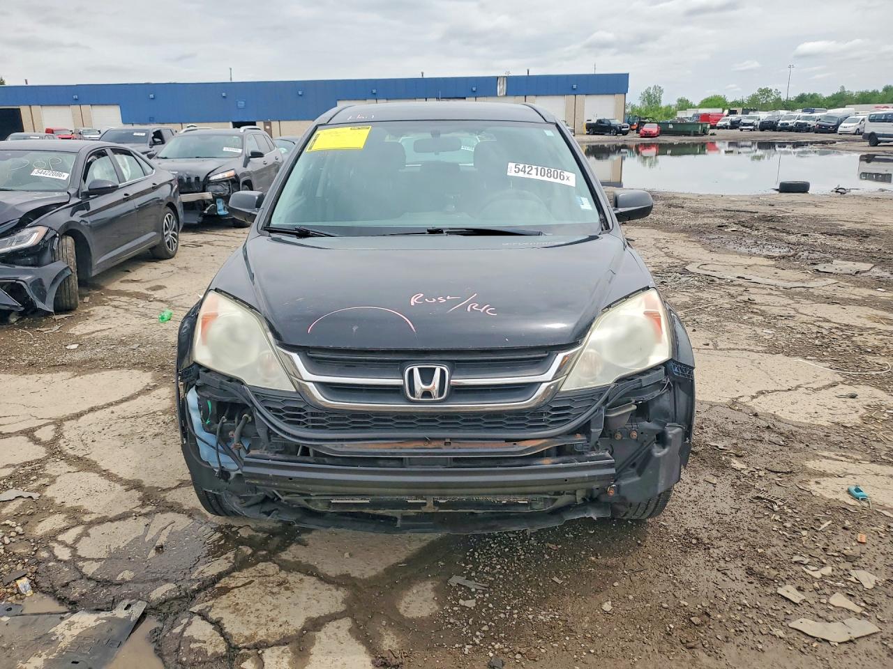 2010 Honda Cr-v Lx Black vin: 5J6RE4H38AL007903