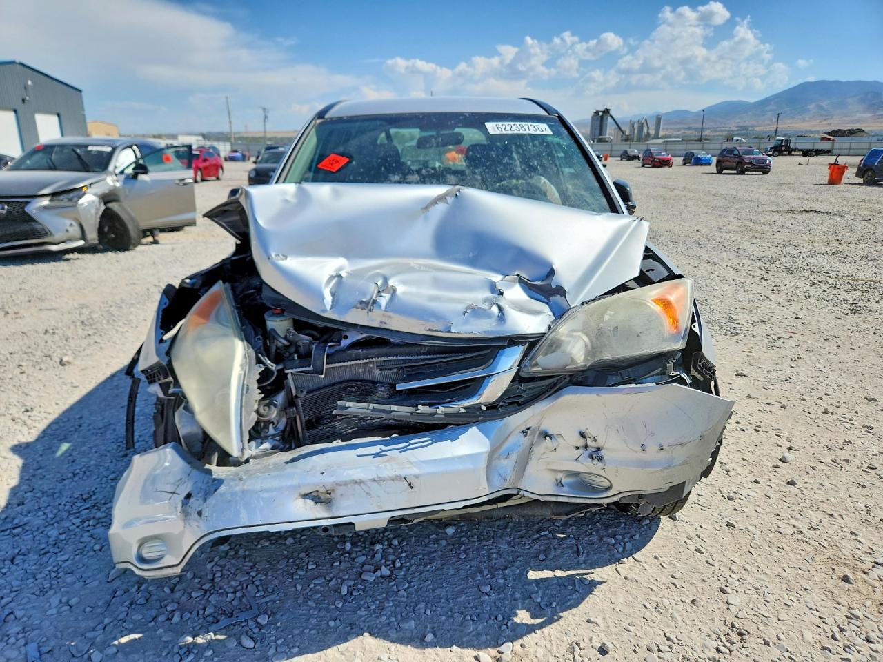 2010 Honda Cr-v Lx Silver vin: 5J6RE4H38AL008954