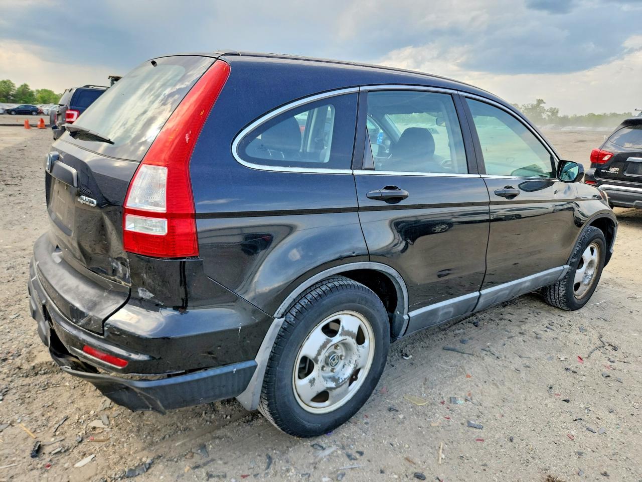 2010 Honda Cr-v Lx Black vin: 5J6RE4H38AL019047