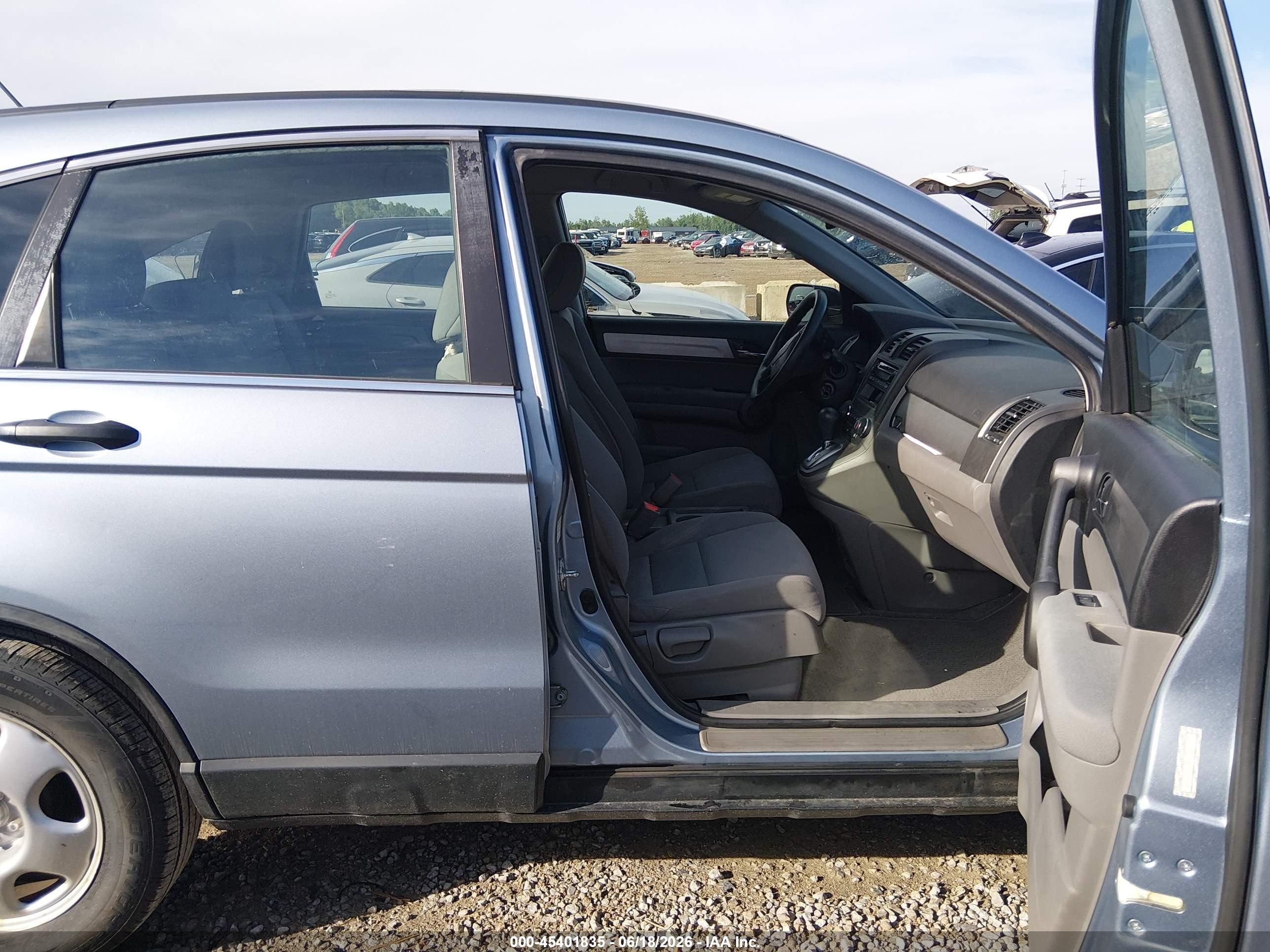 2010 Honda Cr-v Lx Light Blue vin: 5J6RE4H38AL028265