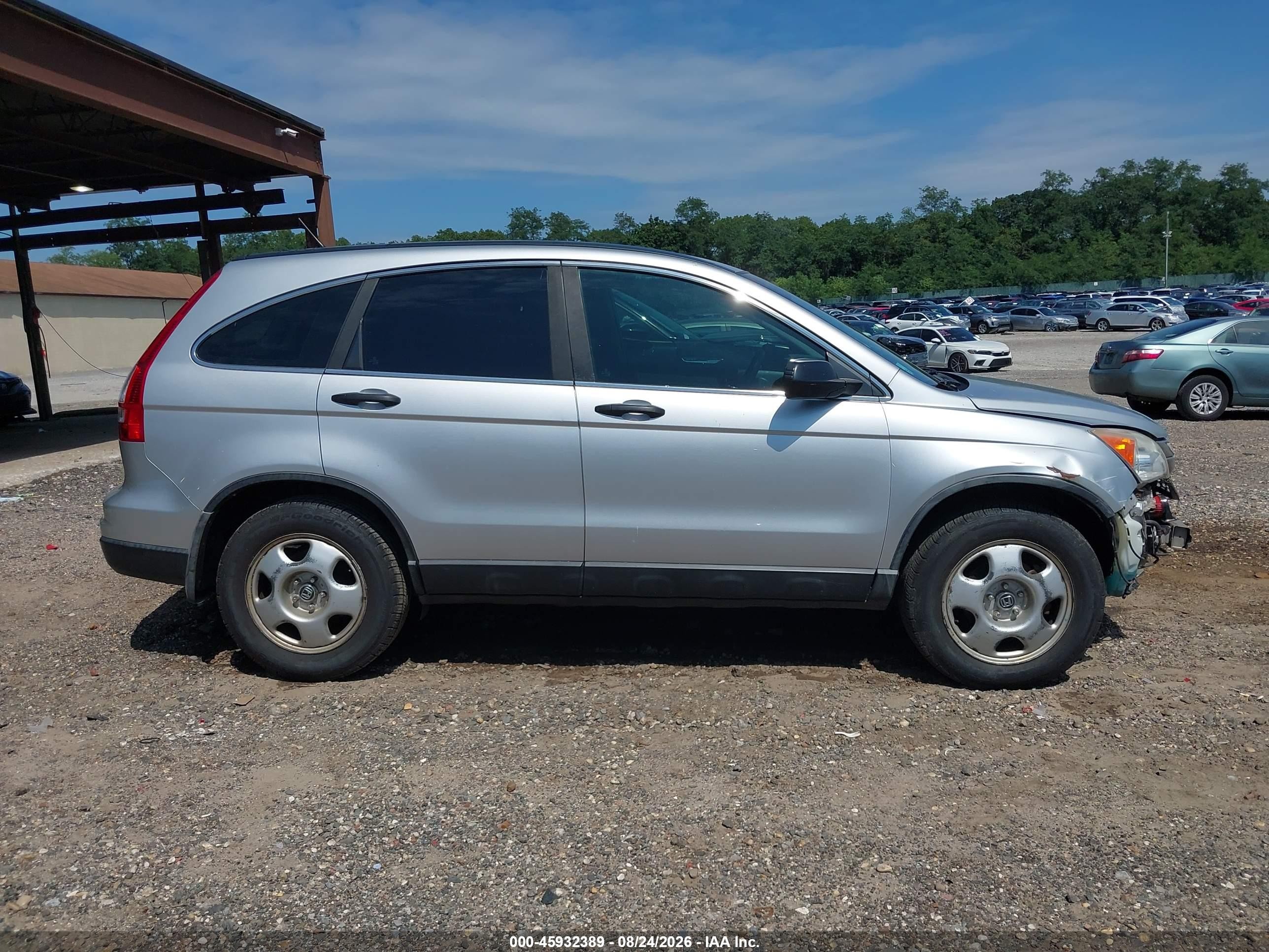 2010 Honda Cr-v Lx Gray vin: 5J6RE4H38AL035748