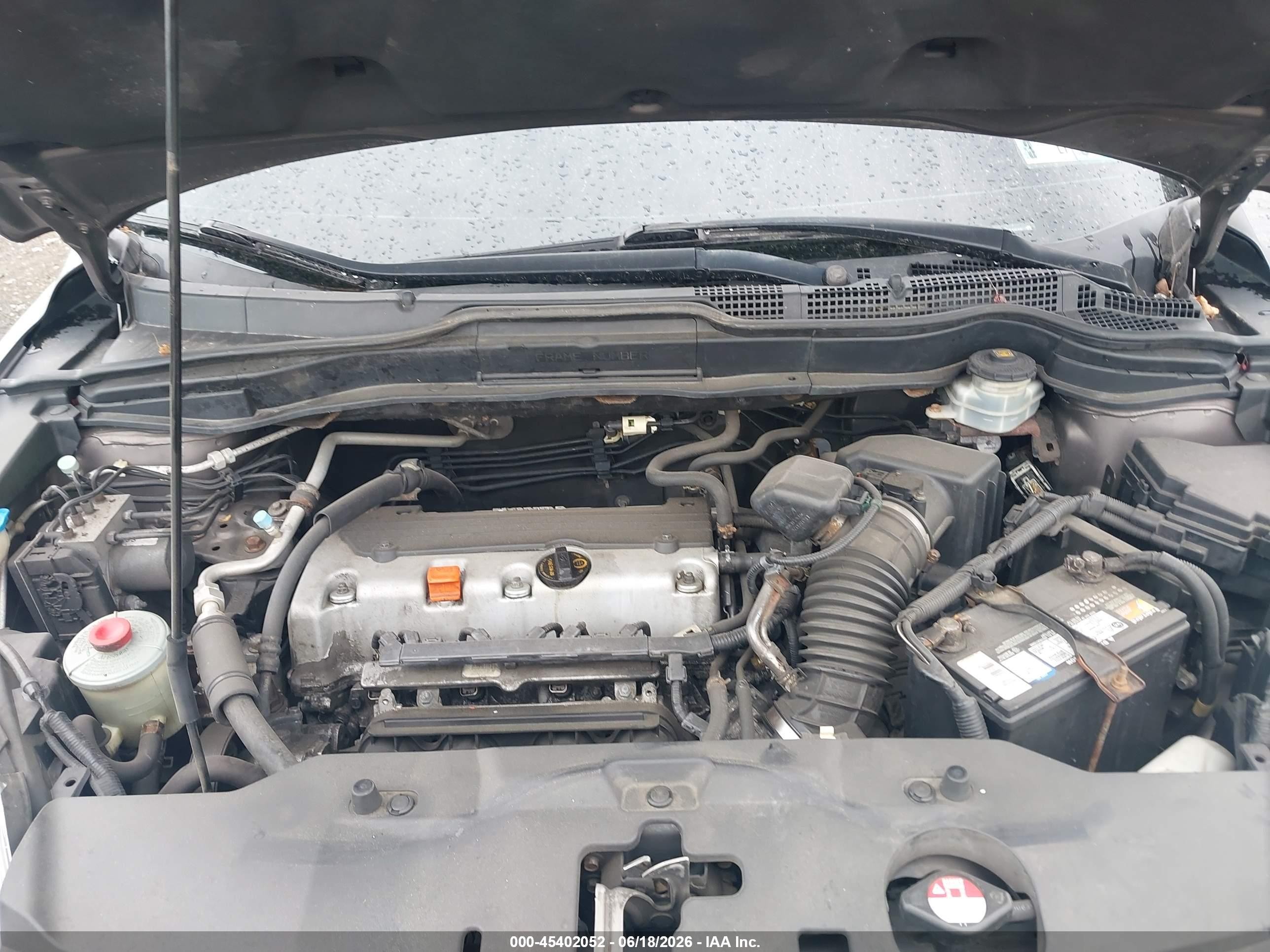 2010 Honda Cr-v Lx Gray vin: 5J6RE4H38AL067079