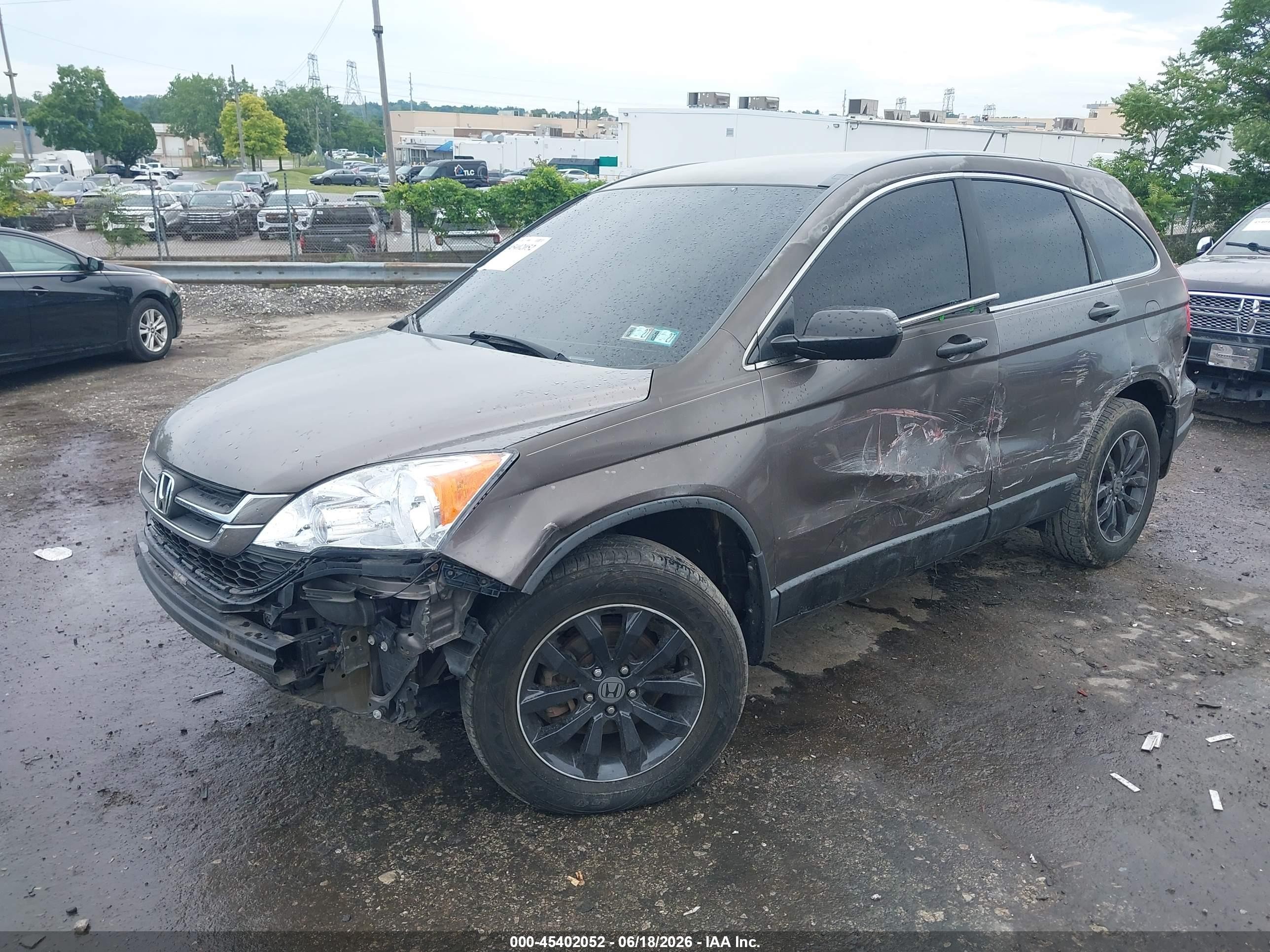 2010 Honda Cr-v Lx Gray vin: 5J6RE4H38AL067079