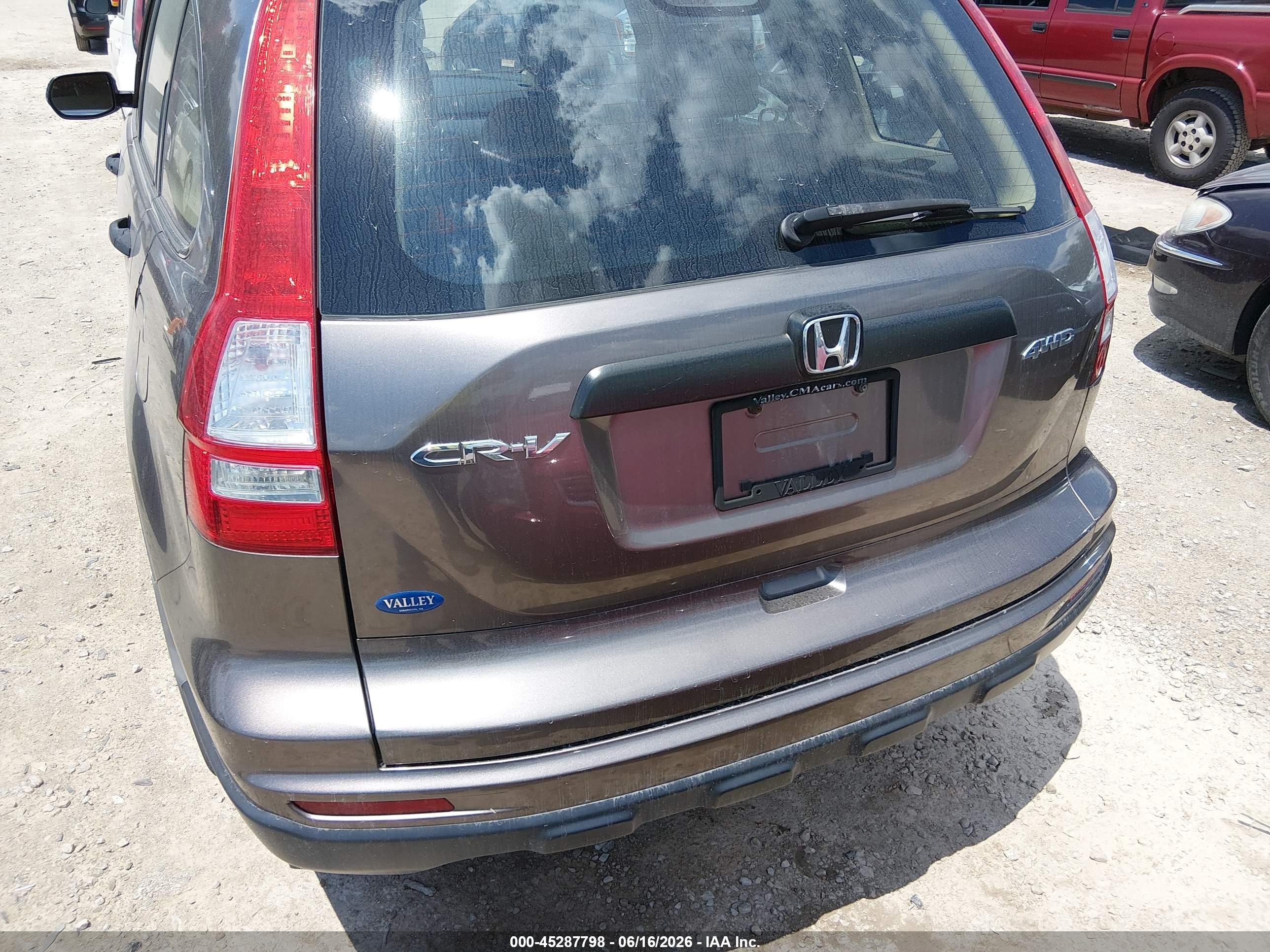 2010 Honda Cr-v Lx Gray vin: 5J6RE4H38AL073447