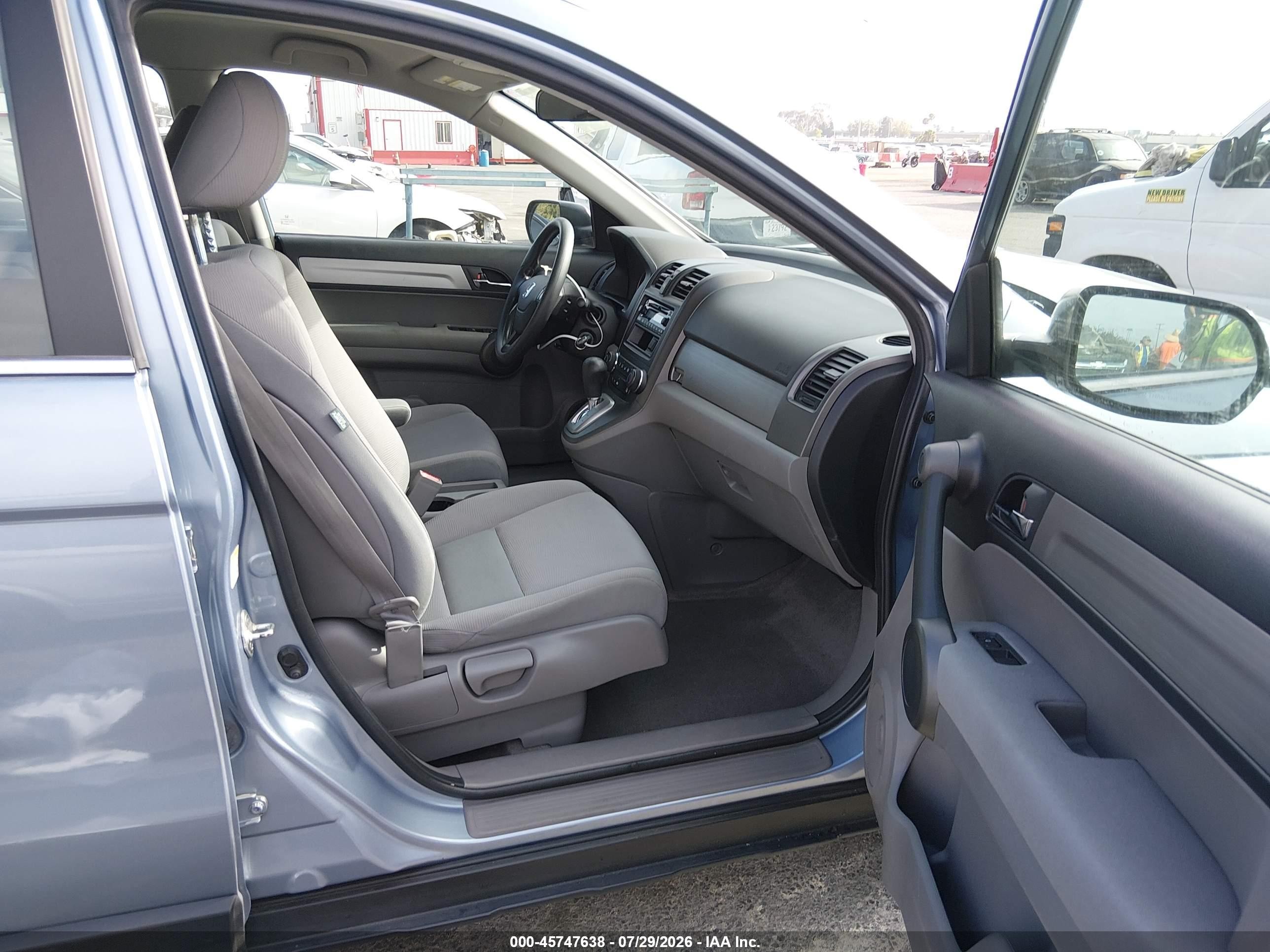 2010 Honda Cr-v Lx Blue vin: 5J6RE4H38AL080981