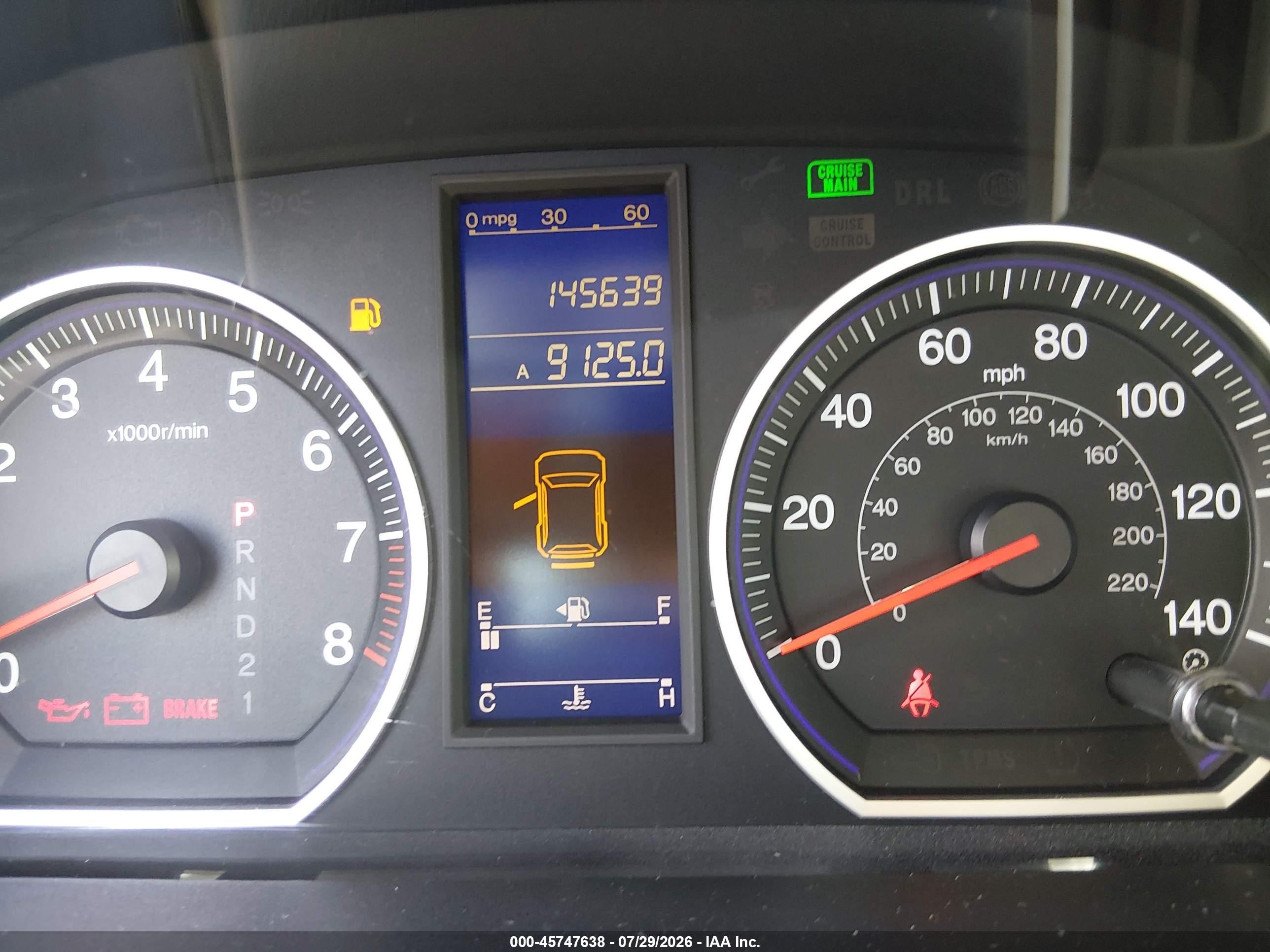 2010 Honda Cr-v Lx Blue vin: 5J6RE4H38AL080981