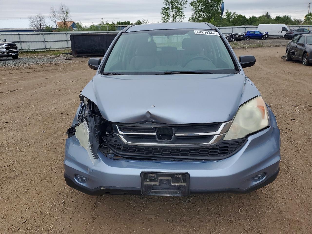 2010 Honda Cr-v Lx Blue vin: 5J6RE4H38AL090510