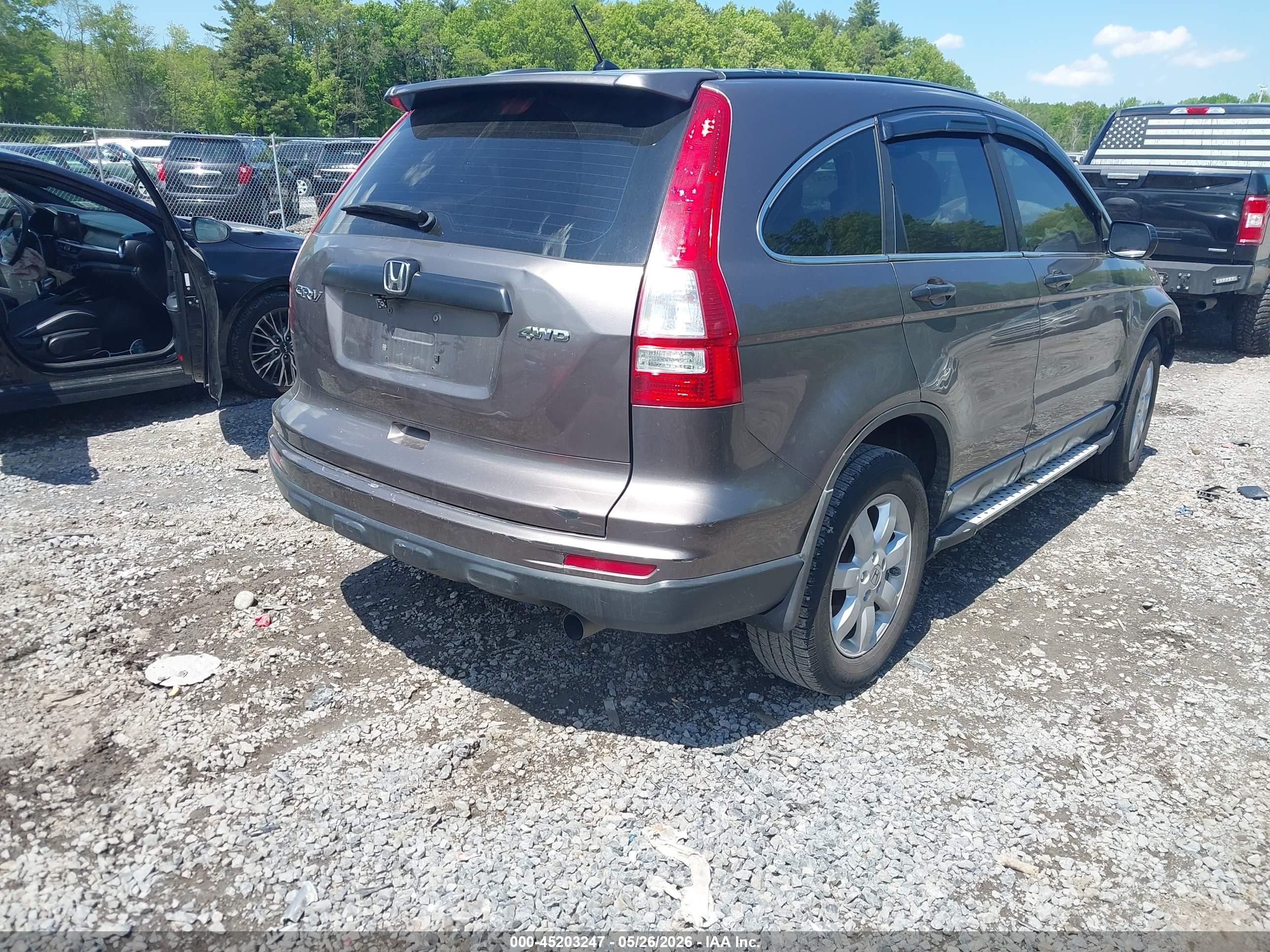 2011 Honda Cr-v Lx Brown vin: 5J6RE4H38BL003917