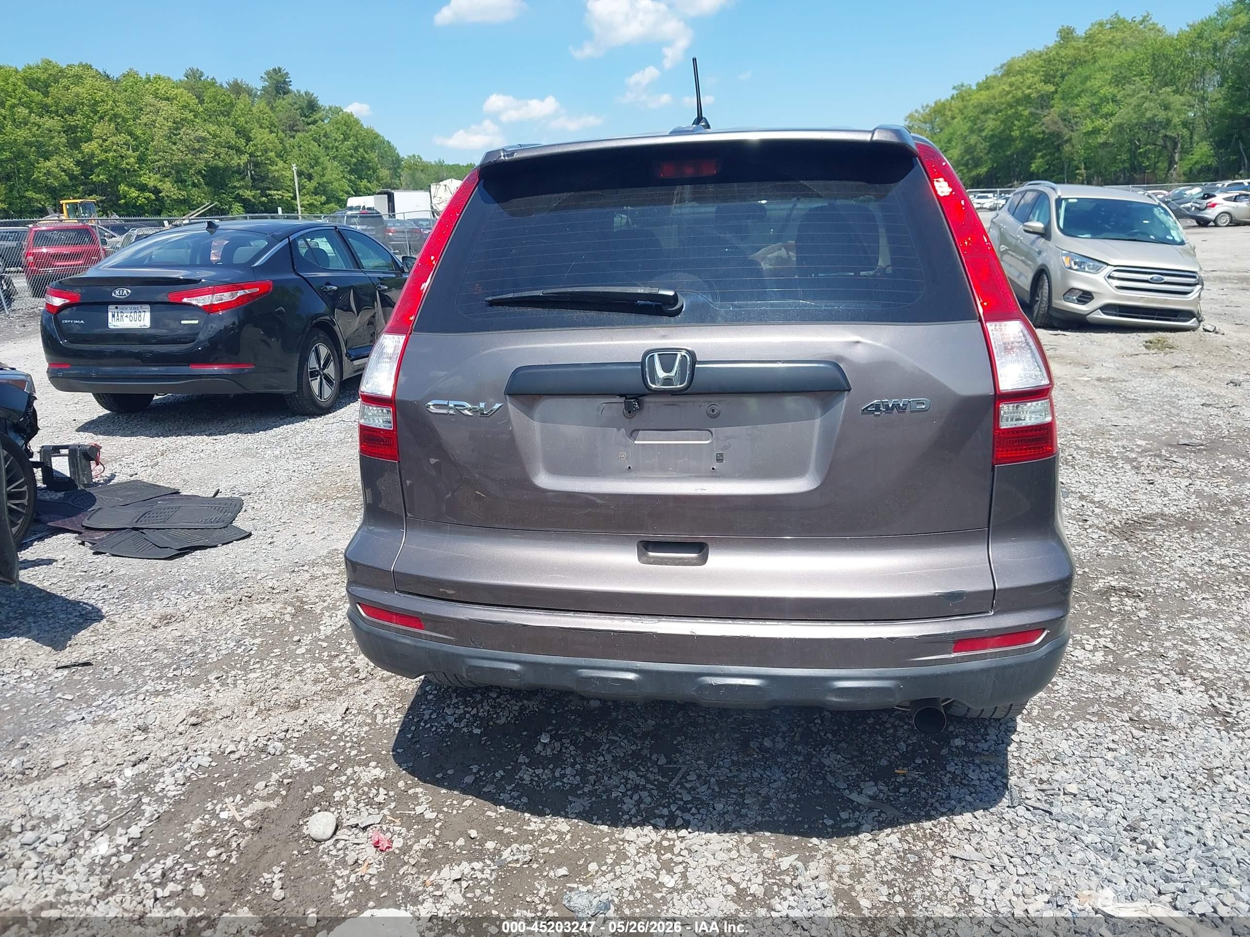 2011 Honda Cr-v Lx Brown vin: 5J6RE4H38BL003917